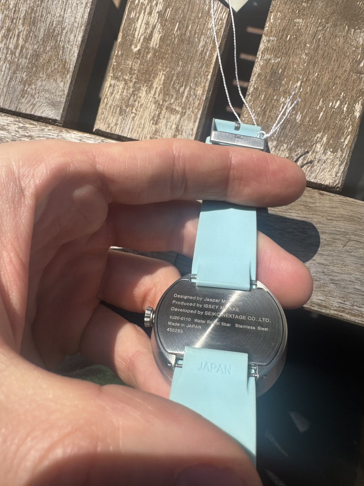 Issey Miyake 1990's Issey Miyake Baby Blue Watch Japanese Rare Designer Size ONE SIZE - 4 Thumbnail