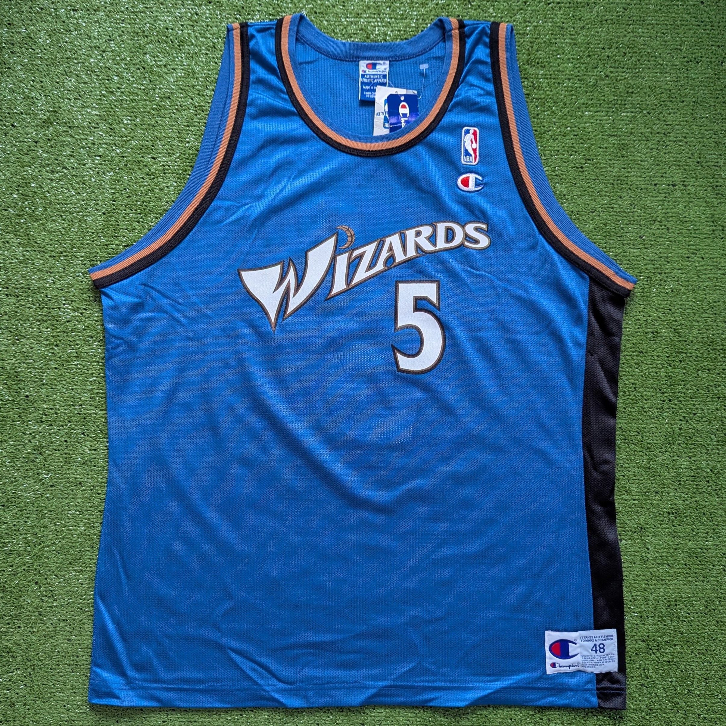 Champion NBA WASHINGTON WIZARDS BASKETBALL SHIRT JERSEY HOWARD #5 Size US XL / EU 56 / 4 - 2 Thumbnail