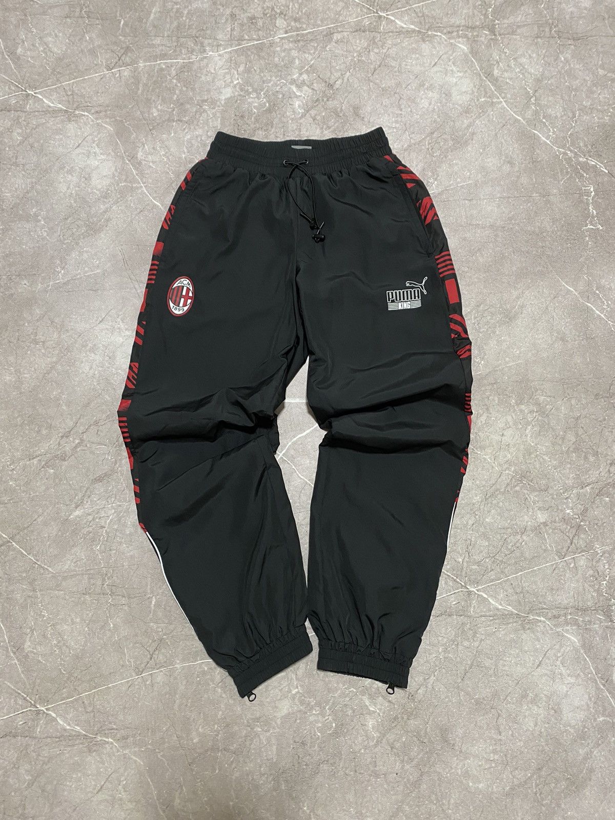 Puma Puma King AC Milan Soccer Football SweatPants Tracksuits Y2K Size US 30 / EU 46 - 2 Thumbnail