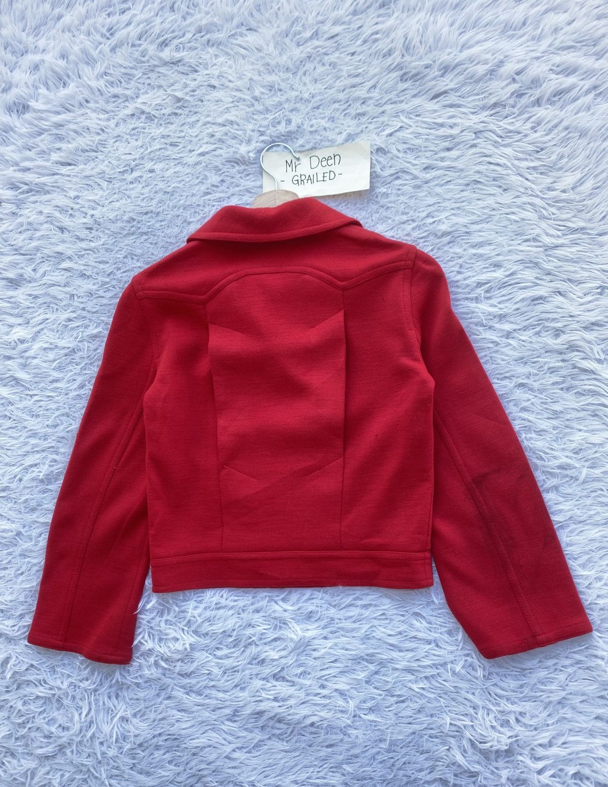 Miu Miu Rare Vintage Miu Miu Cherry Red Cropped Jacket Size S / US 4 / IT 40 - 23 Thumbnail
