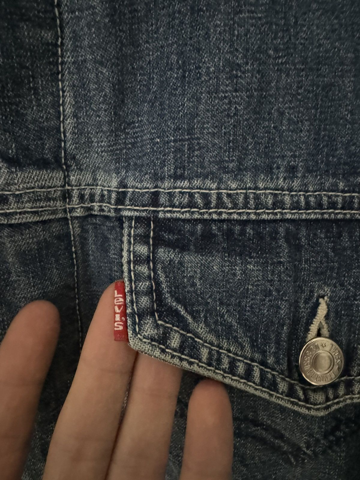 Levi's Vintage 1970 LEVIS Light Denim Jean Jacket Size US XL / EU 56 / 4 - 6 Thumbnail