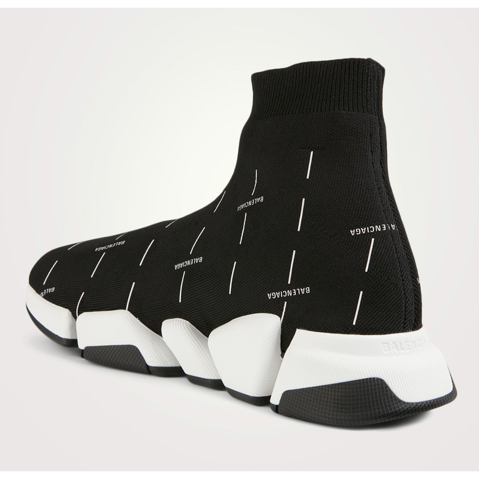 Balenciaga Balenciaga Mens Speed 2.0 Sock Black White All Over Size US 10 / EU 43 - 8 Thumbnail