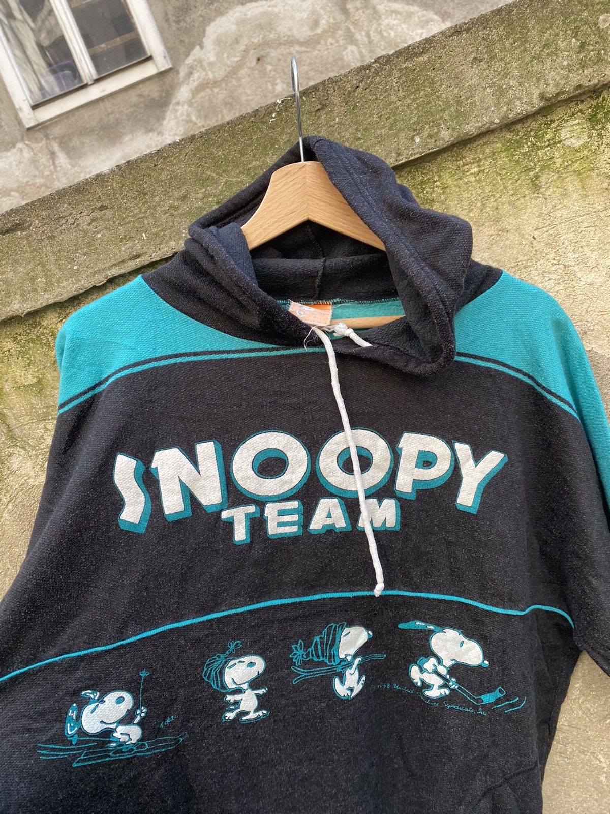 Peanuts × Vintage Vintage 1958 Peanuts Snoopy Team Baggy Hoodie Size US XL / EU 56 / 4 - 2 Thumbnail