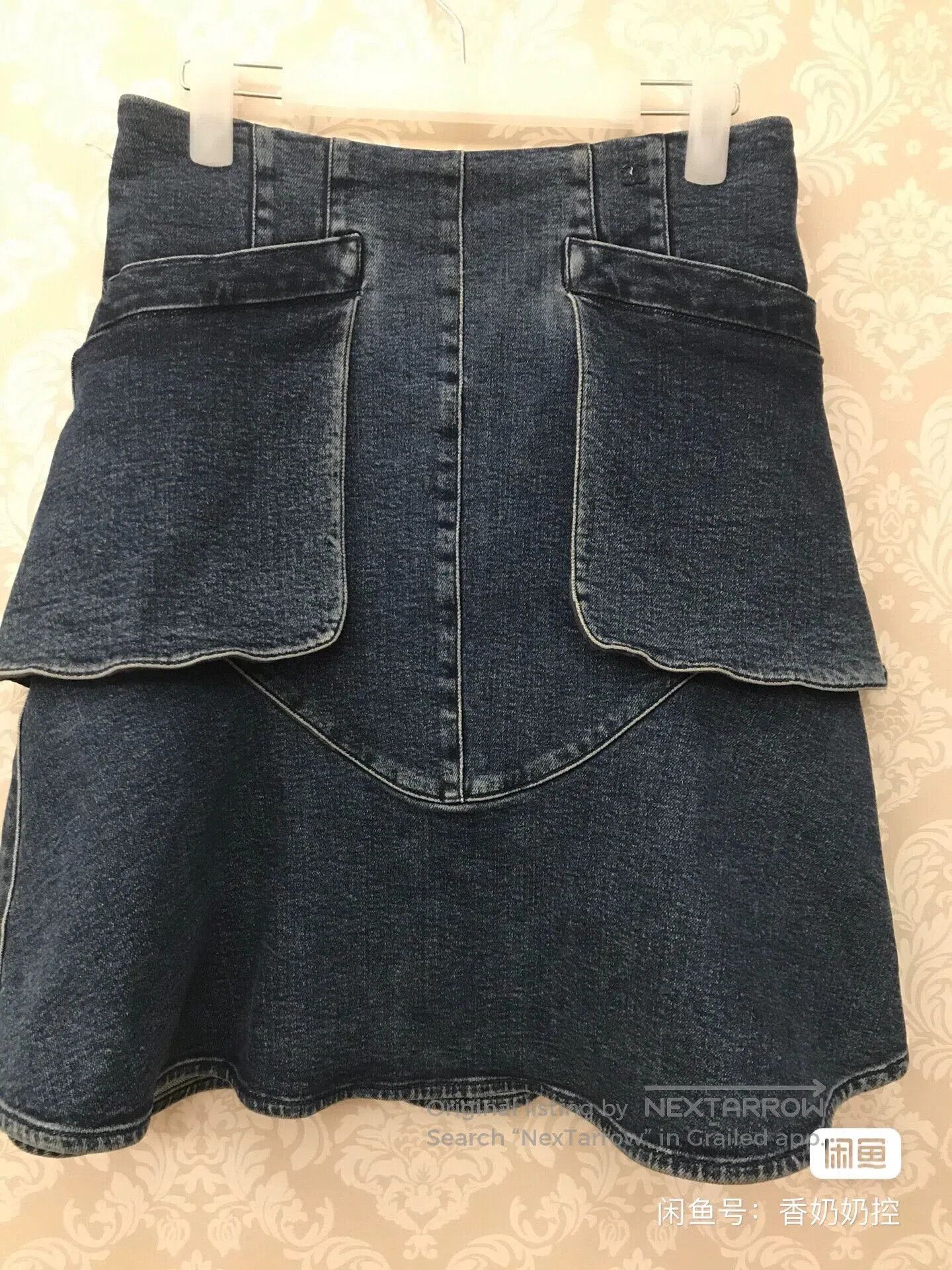 Chanel Chanel Vintage Denim Skirt. Size 35" - 1 Thumbnail