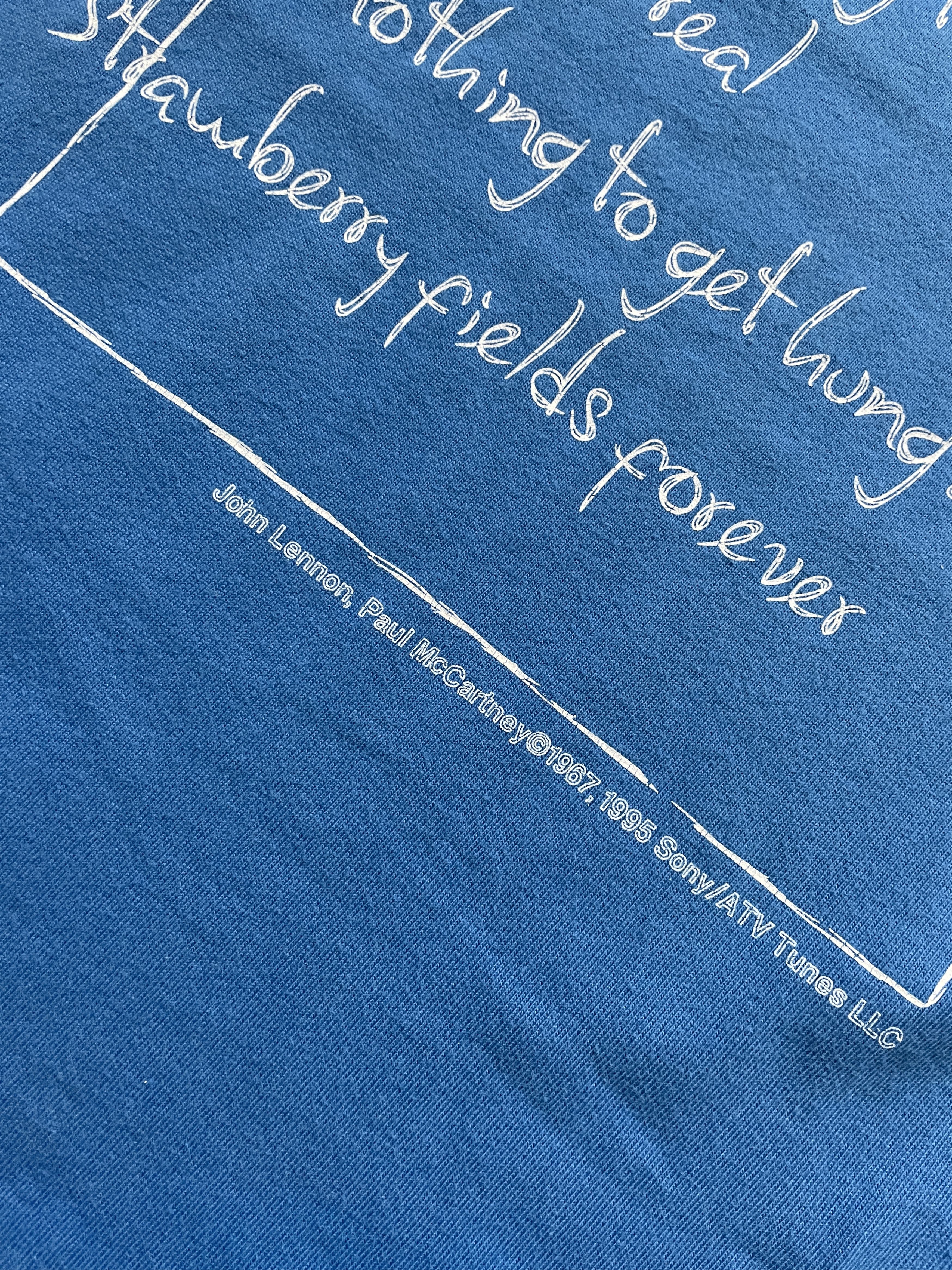 Band Tees UNIQLO STRAWBERRY FIELDS JOHN LENNON PAUL MCCARTNEY TEE Size US M / EU 48-50 / 2 - 3 Thumbnail