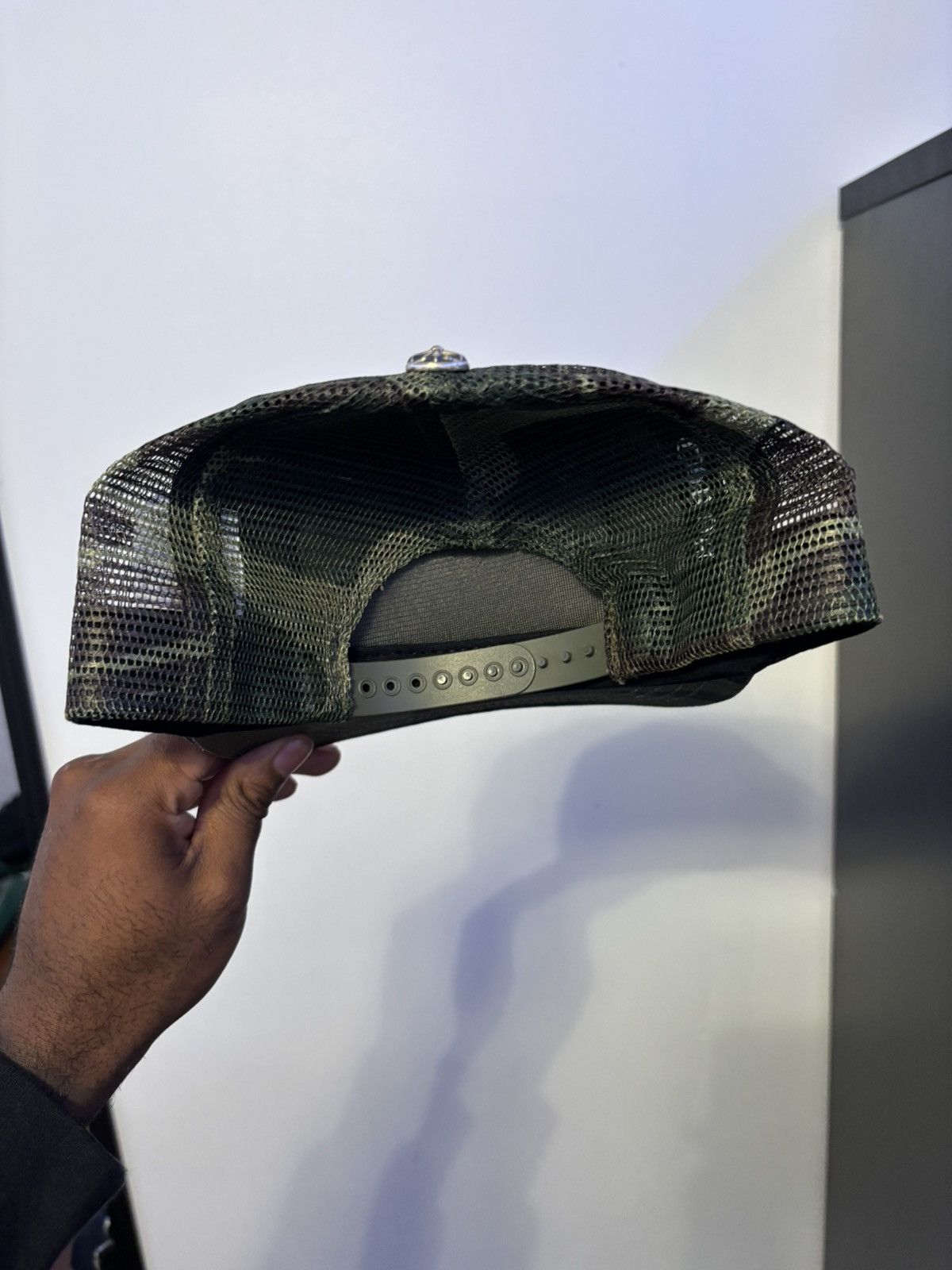 Chrome Hearts Hollywood camo chrome hearts trucker Size ONE SIZE - 3 Thumbnail