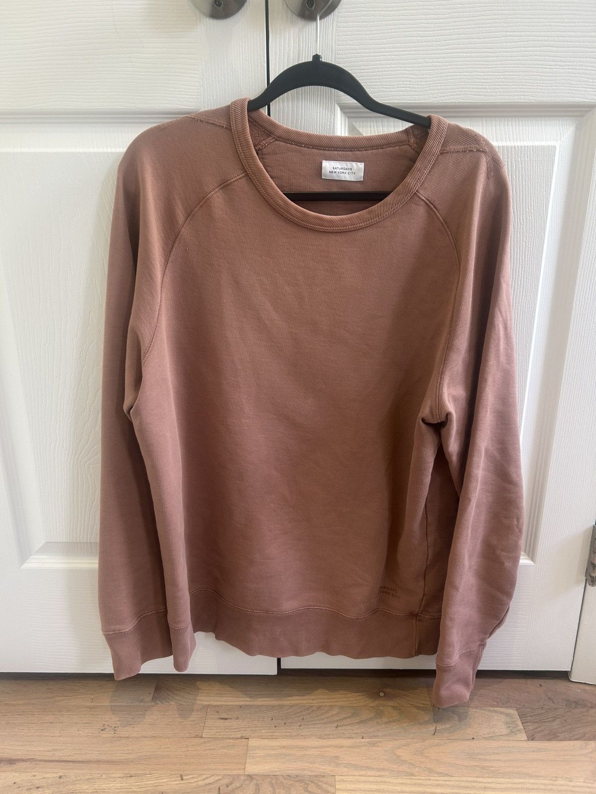 Saturdays NYC Pink/salmon crew neck sweatshirt from Saturdays NYC Size US M / EU 48-50 / 2 - 1 Thumbnail