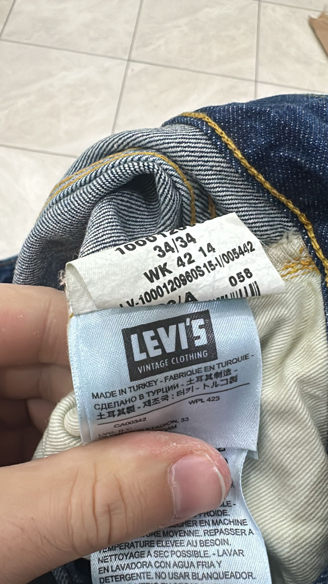 Levi's Vintage Clothing LVC Levi's Vintage Clothing 1947 501XX BigE Selvedge Jeans Size US 34 / EU 50 - 10 Thumbnail
