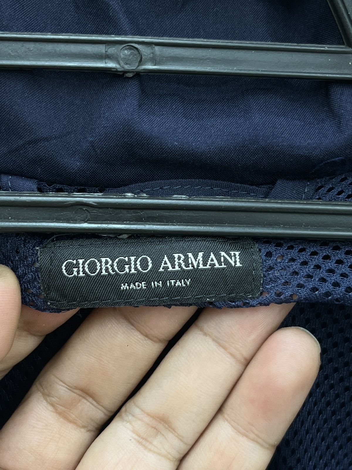 Giorgio Armani 🔥🔥🔥ARCHIVE GIORGIO ARMANI HOODIE LIGHT JACKET Size US L / EU 52-54 / 3 - 12 Thumbnail