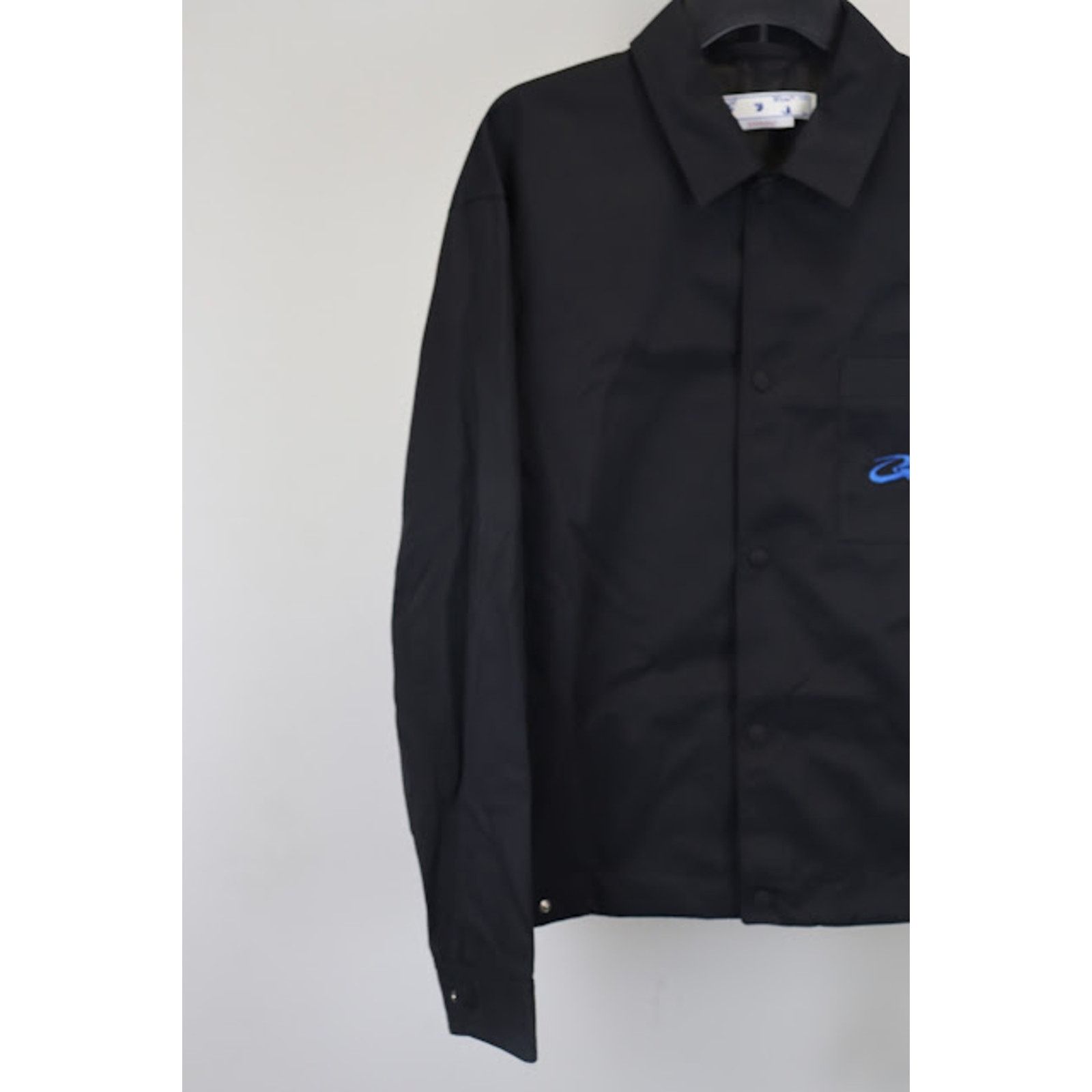 Off-White o1rshd1 Exact Opposite Shirt Jacket in Black Size US XL / EU 56 / 4 - 6 Thumbnail