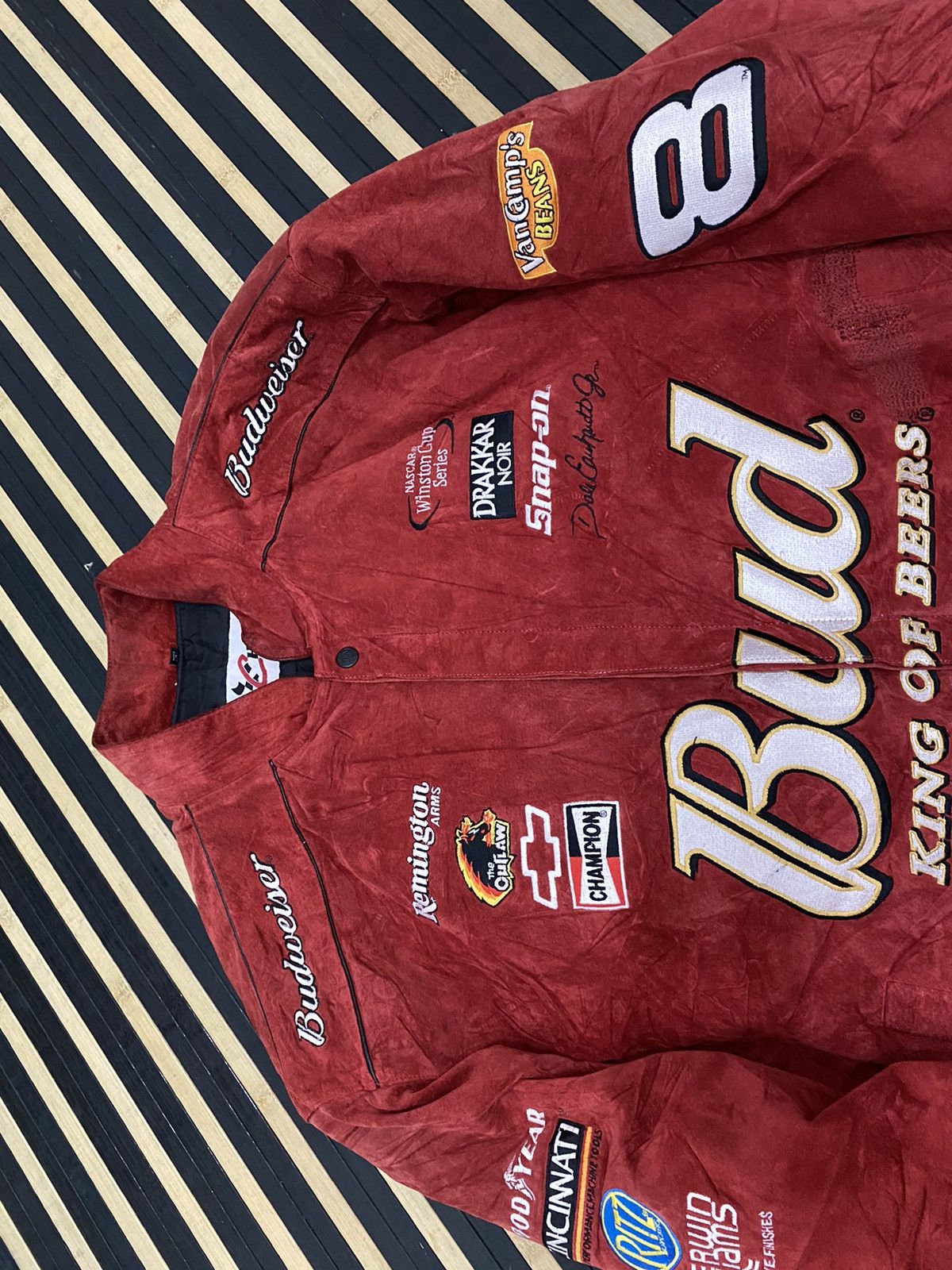Jeff Hamilton × NASCAR Jeff Hamilton Winston Cup Series Suede Leather Varsity Size US XL / EU 56 / 4 - 6 Thumbnail