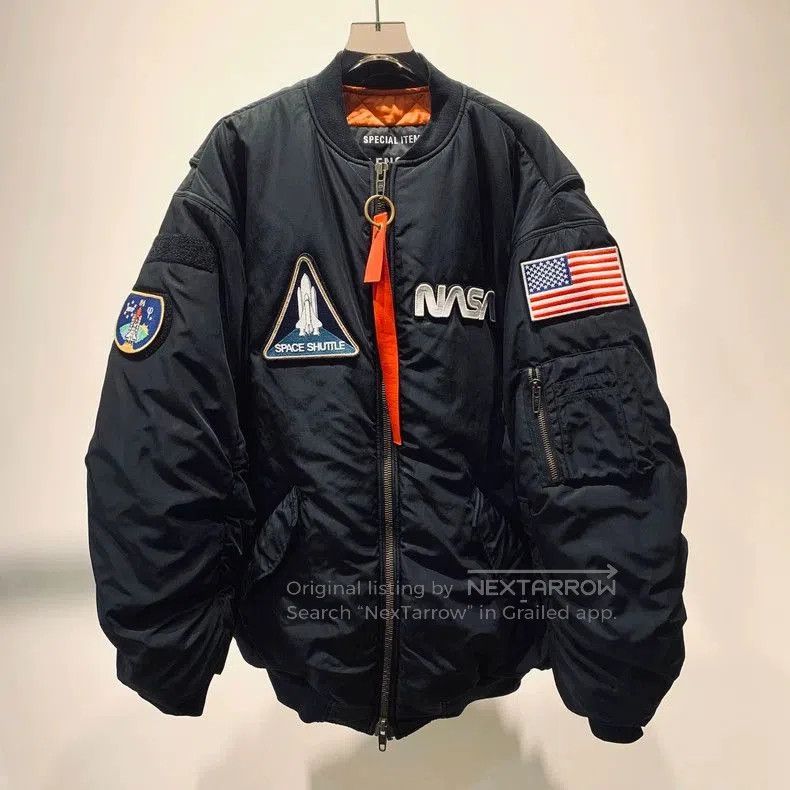 Balenciaga NASA Logo Pilot Jacket.