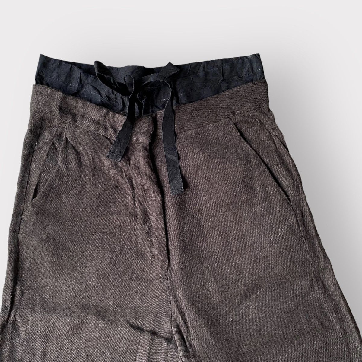 Maison Margiela SS15 MM6 Double Waist Drawstring Pants Size 27" / US 4 / IT 40 - 1 Thumbnail