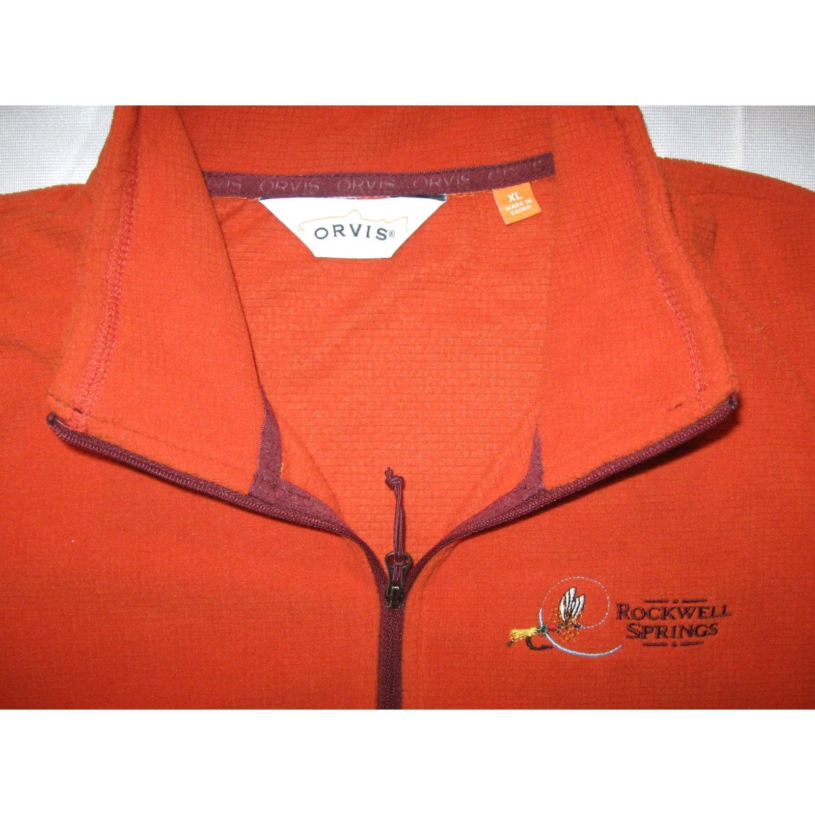 Orvis Rockwood Sponges Trout Club Ohio Shirt Orvis Long Sleeve Womens XL Ladies Orange Size XL / US 12-14 / IT 48-50 - 3 Thumbnail