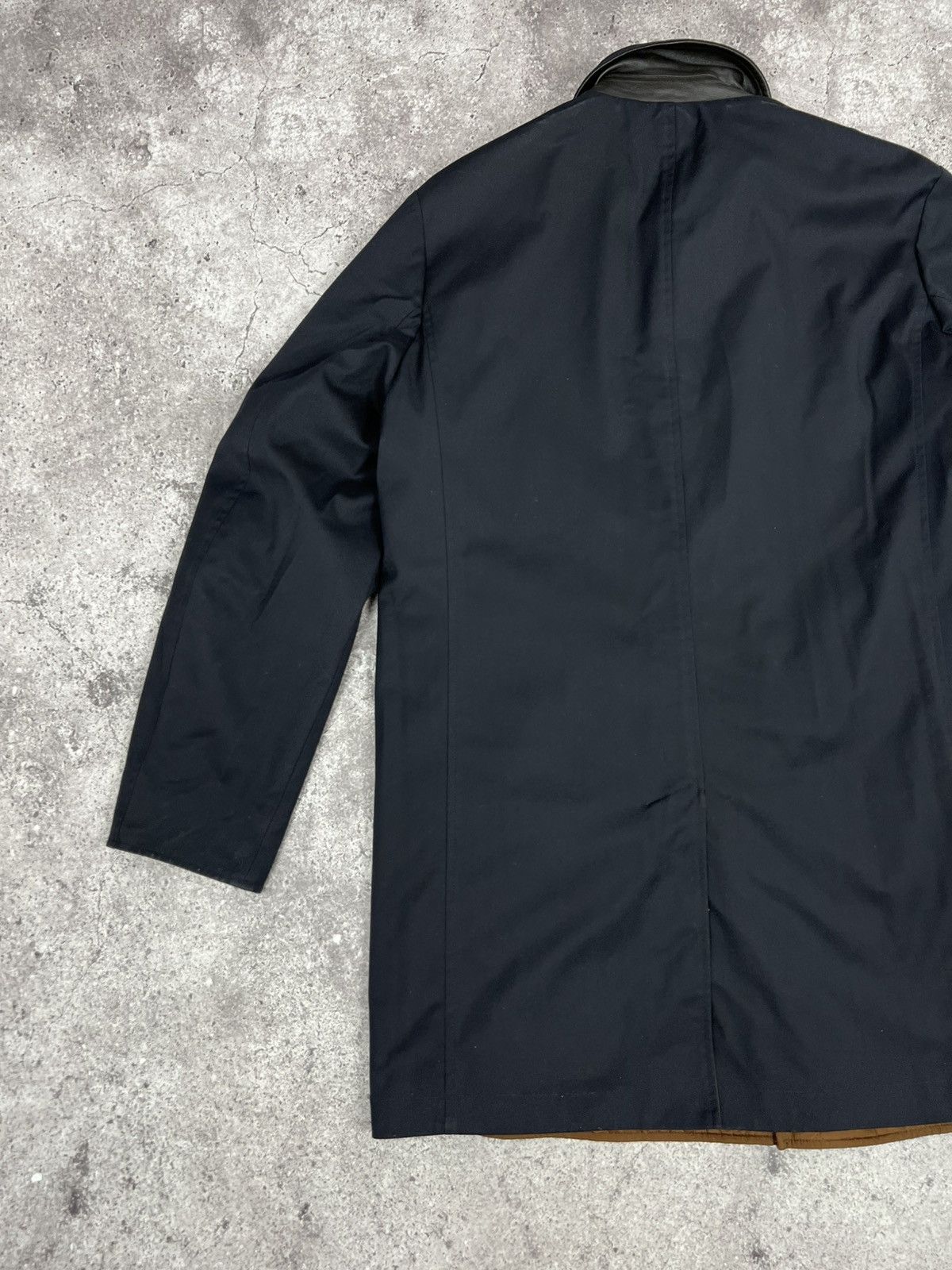 Corneliani Corneliani Reversible Coat Jacket Brown Blue Size US L / EU 52-54 / 3 - 22 Thumbnail