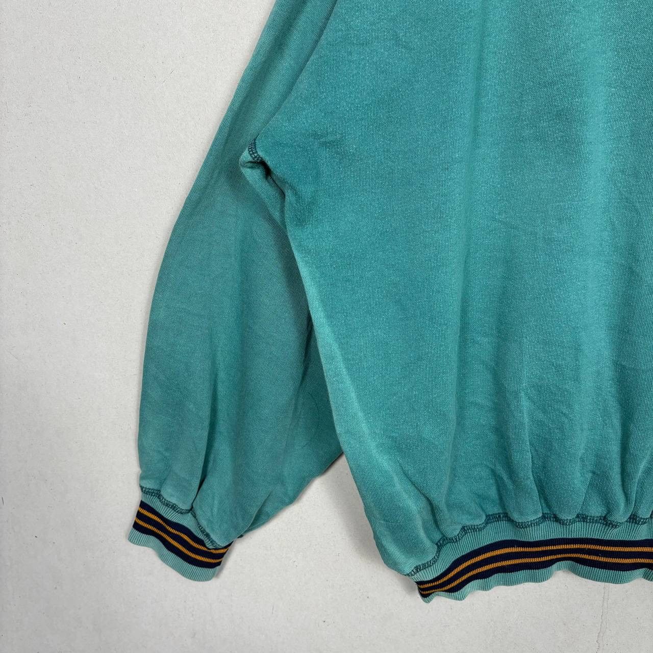 Chaps Ralph Lauren × Vintage Vintage 90s Chaps Ralph Lauren Sun Faded Green Sweatshirt Size US M / EU 48-50 / 2 - 6 Thumbnail