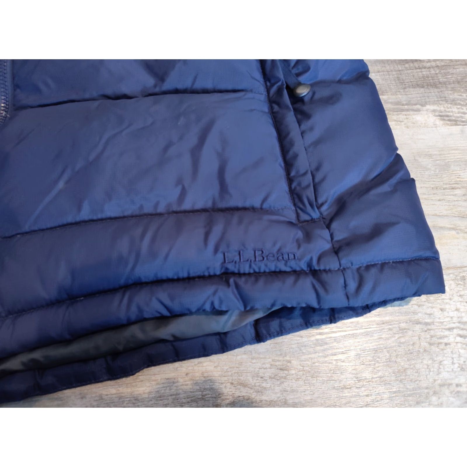 Vintage L.L. Bean Vest Men XL Blue Full Zip Snap Button 80% Goose Down Puffer Outdoors Size US XL / EU 56 / 4 - 2 Thumbnail