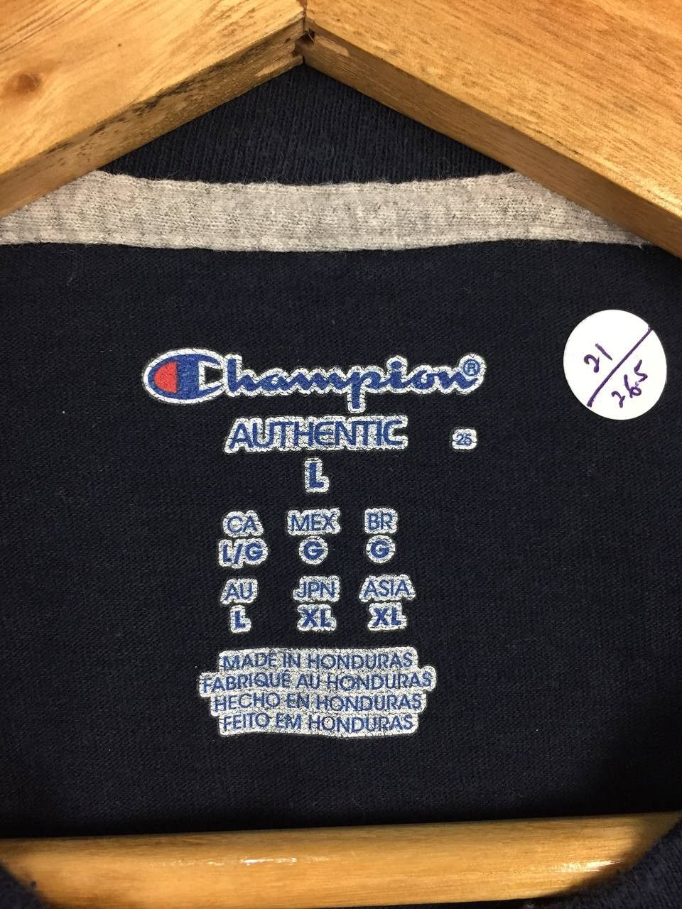 Champion × Vintage Champion Authentic Athletic Apparel Embroidered Logo Tee Size US L / EU 52-54 / 3 - 8 Thumbnail