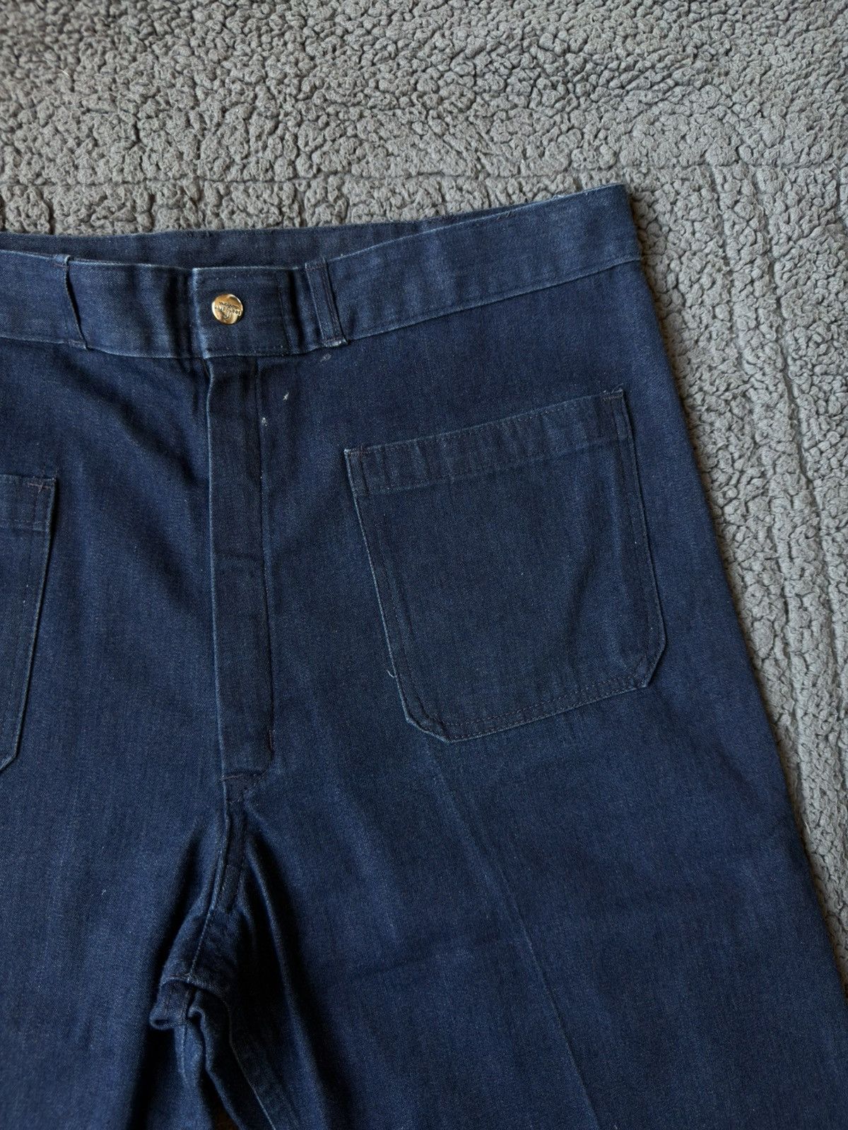 Other 1980s USN Seafarer Denim Pants - Size 38 Size US 38 / EU 54 - 3 Thumbnail