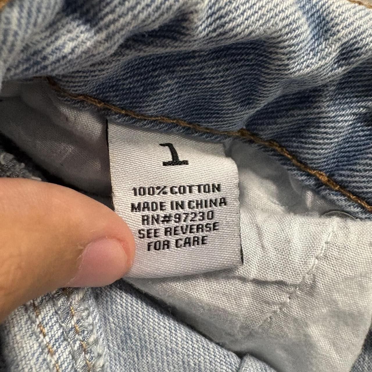 Vintage Crazy Vintage Y2K/2000s Super Baggy Wideleg Ripped Light Wash Skater Streetwear Denim Jeans! Size 25" / US 0 / IT 36 - 6 Thumbnail