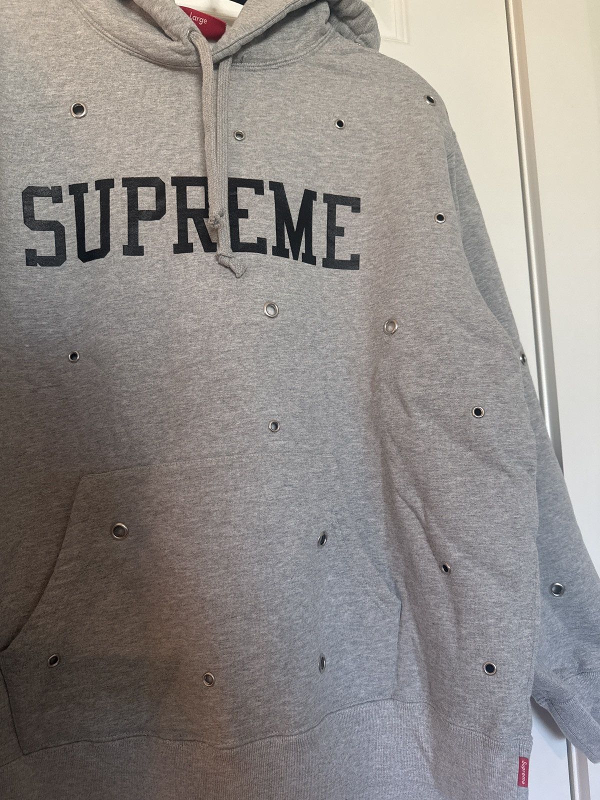 Supreme Supreme Grommet Hoodie – FW20 Size US L / EU 52-54 / 3 - 4 Thumbnail