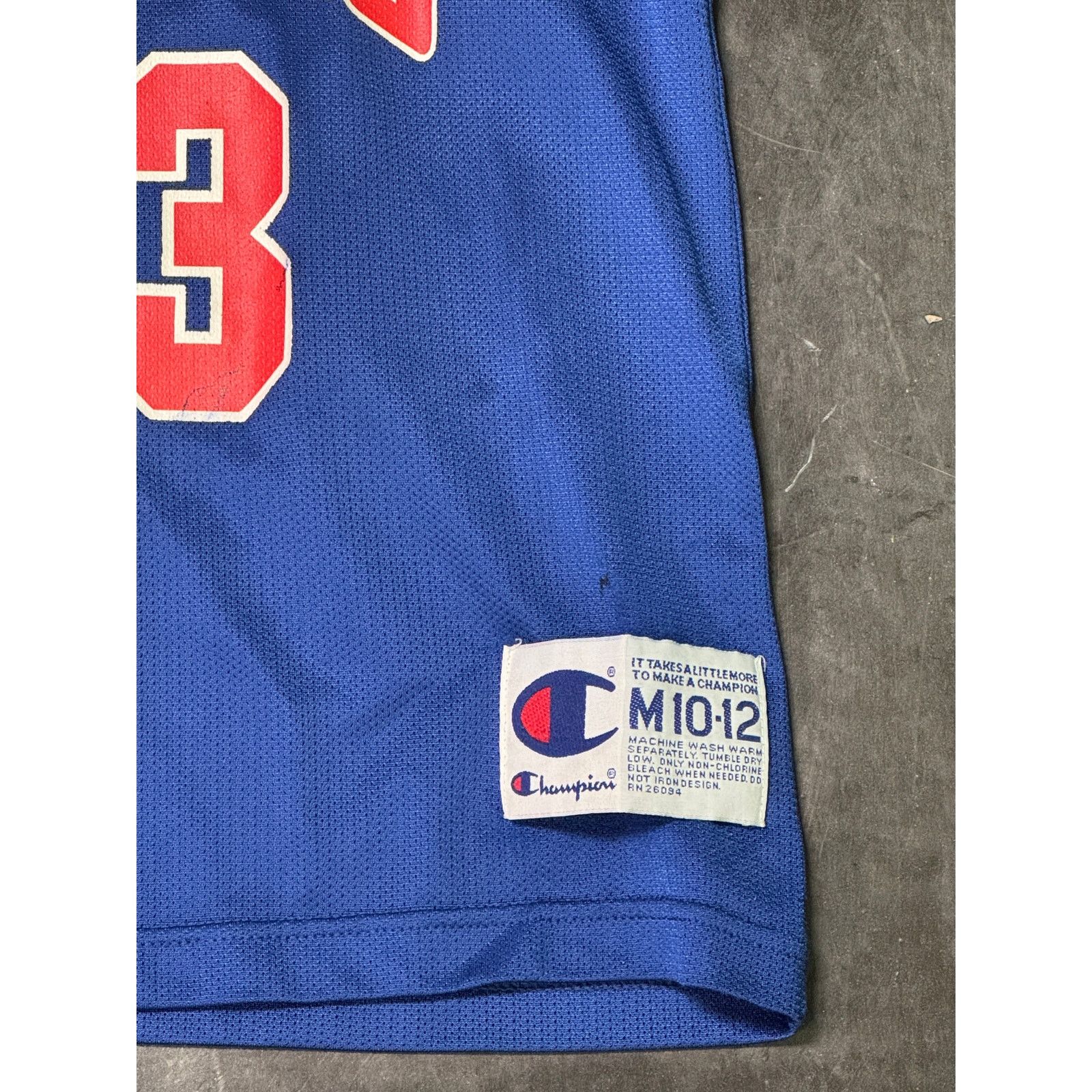 Champion Pistons Hill #33 jersey Size US M / EU 48-50 / 2 - 3 Thumbnail