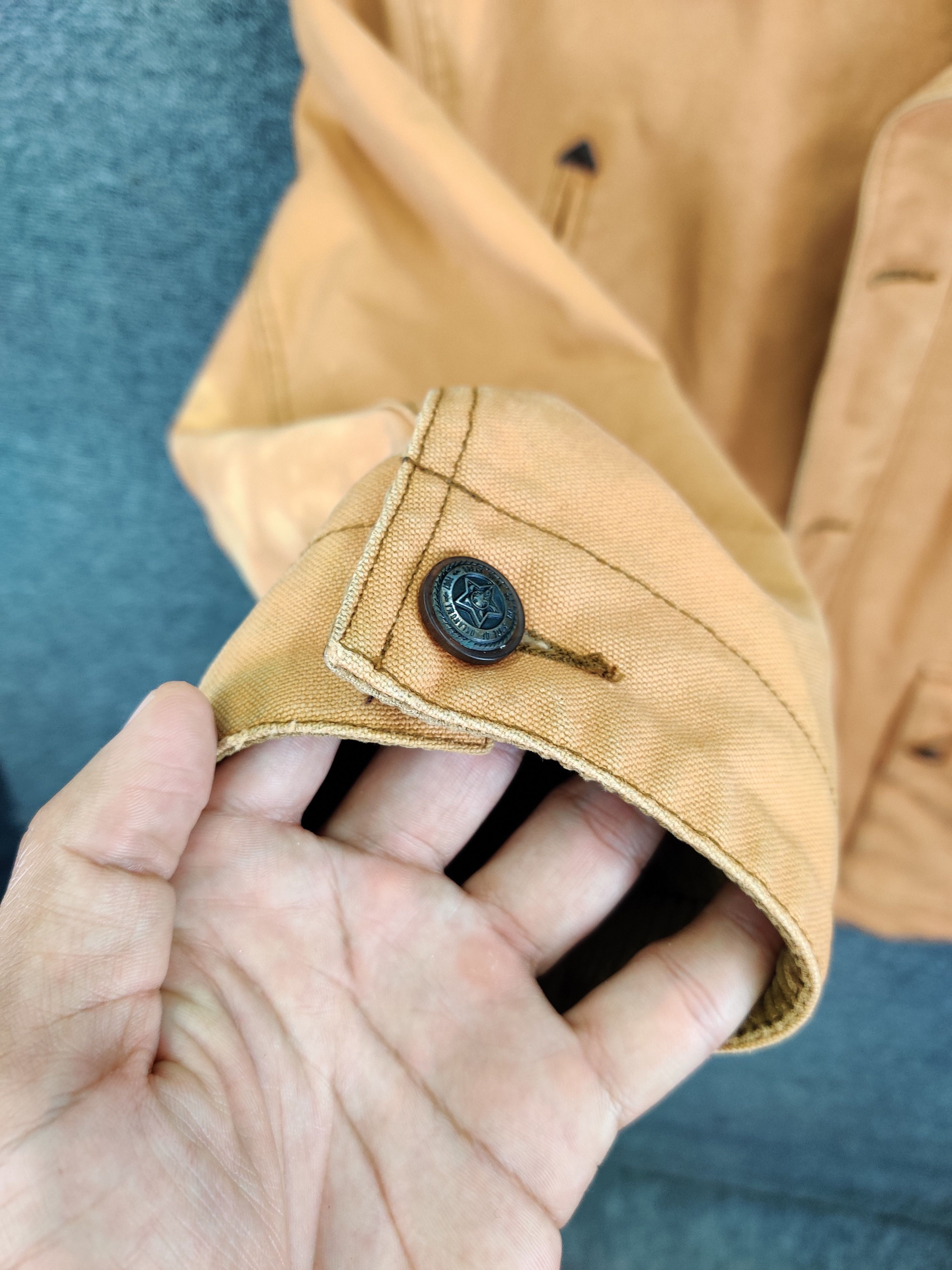 Japanese Brand Vintage 90's Go Ford Canvas Jacket Size US L / EU 52-54 / 3 - 15 Thumbnail