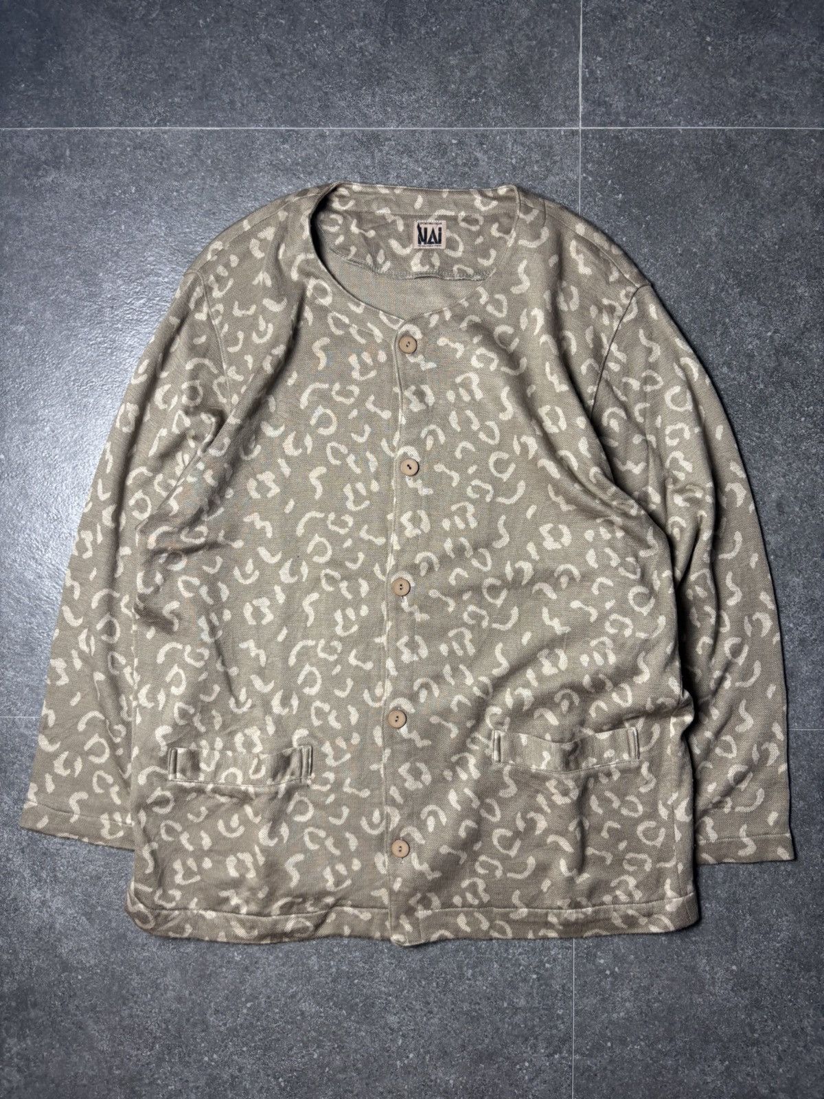 Hai Sporting Gear 1980s Hai Sporting Gear Pattern Button Sweatshirt Size US L / EU 52-54 / 3 - 2 Thumbnail