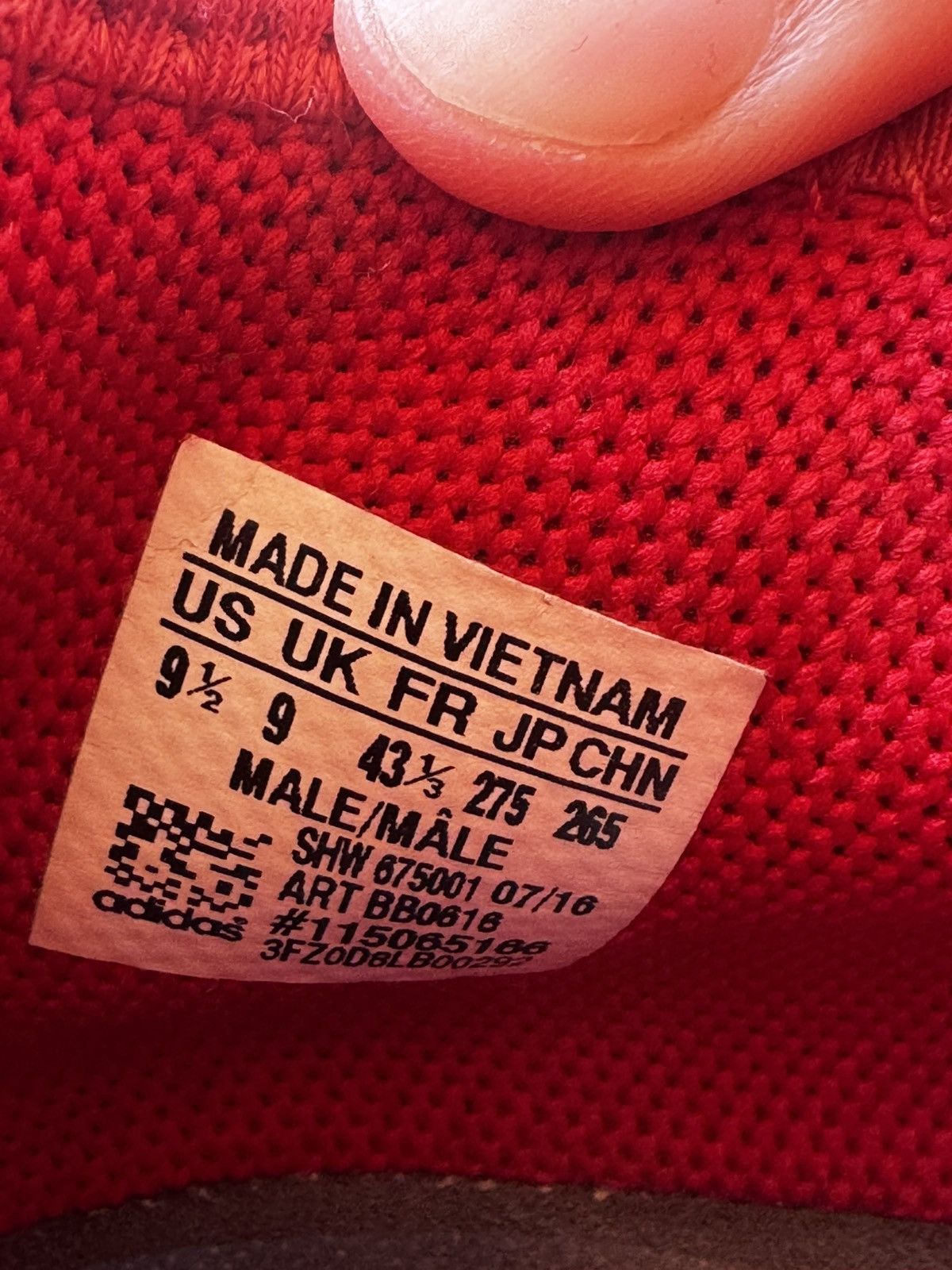Adidas × Pharrell HUMAN RACE NMD / RED Size US 9.5 / EU 42-43 - 6 Thumbnail