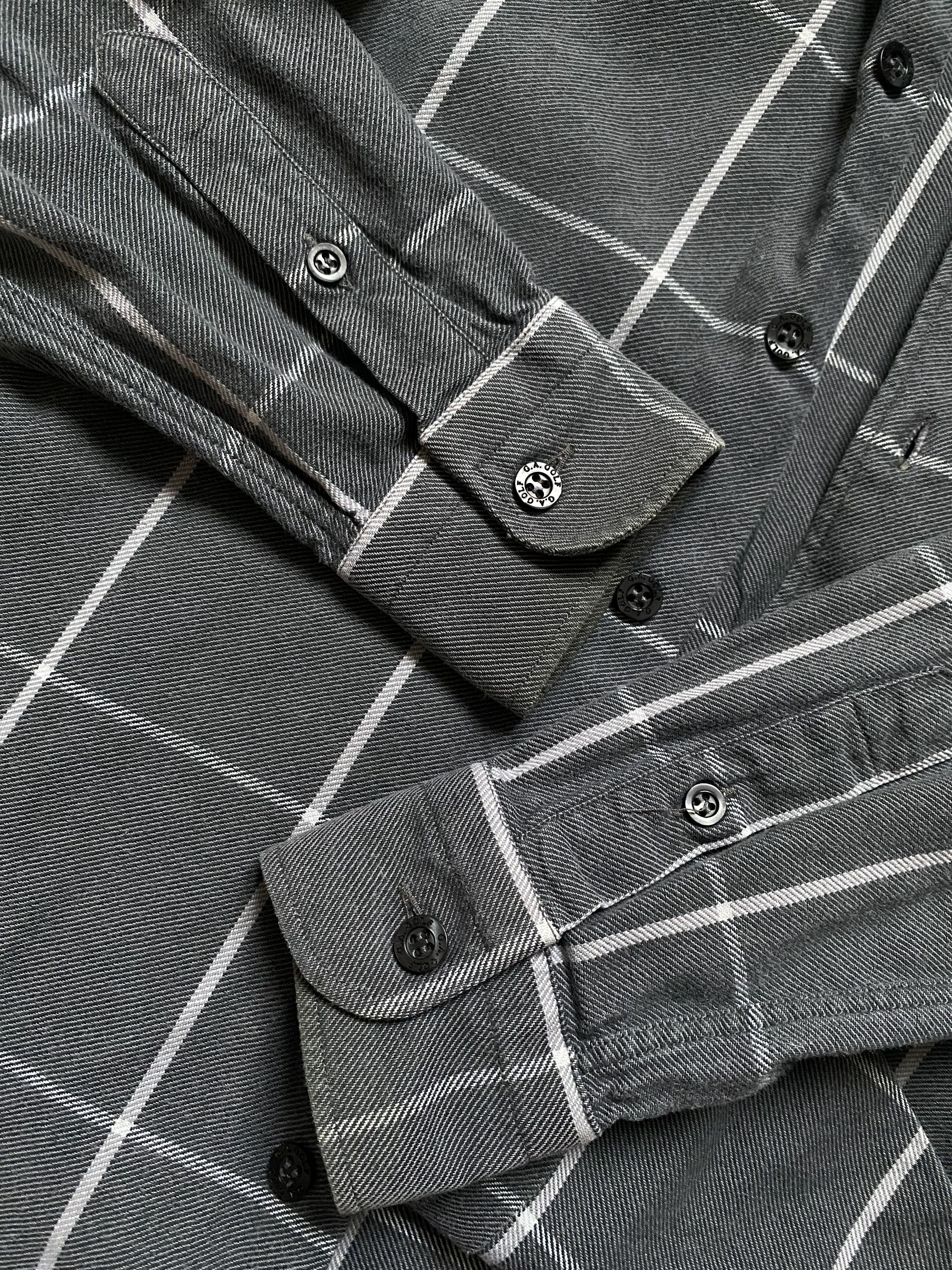 Armani × Giorgio Armani × Vintage Armani Golf Vintage Striped Shirt – Made in Italy ⛳🇮🇹 Size US M / EU 48-50 / 2 - 8 Thumbnail