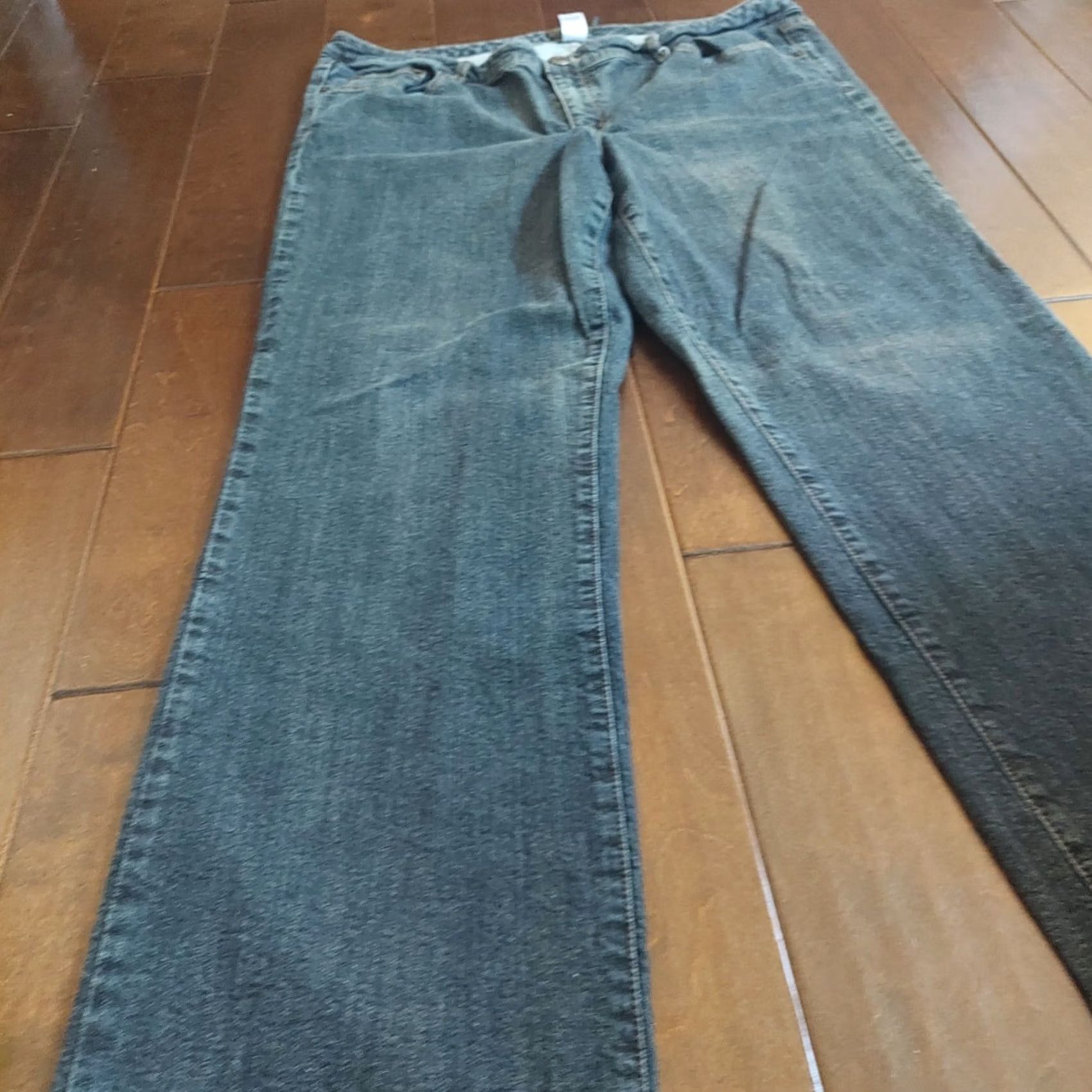 Denime Venezia Jeans Bootcut Denim Blue Stretch Womens Size 5 Tall High Rise Buttons Zipper Hipster Winter Spring Summer Fall Fashion B492 Size 27" / US 4 / IT 40 - 4 Thumbnail