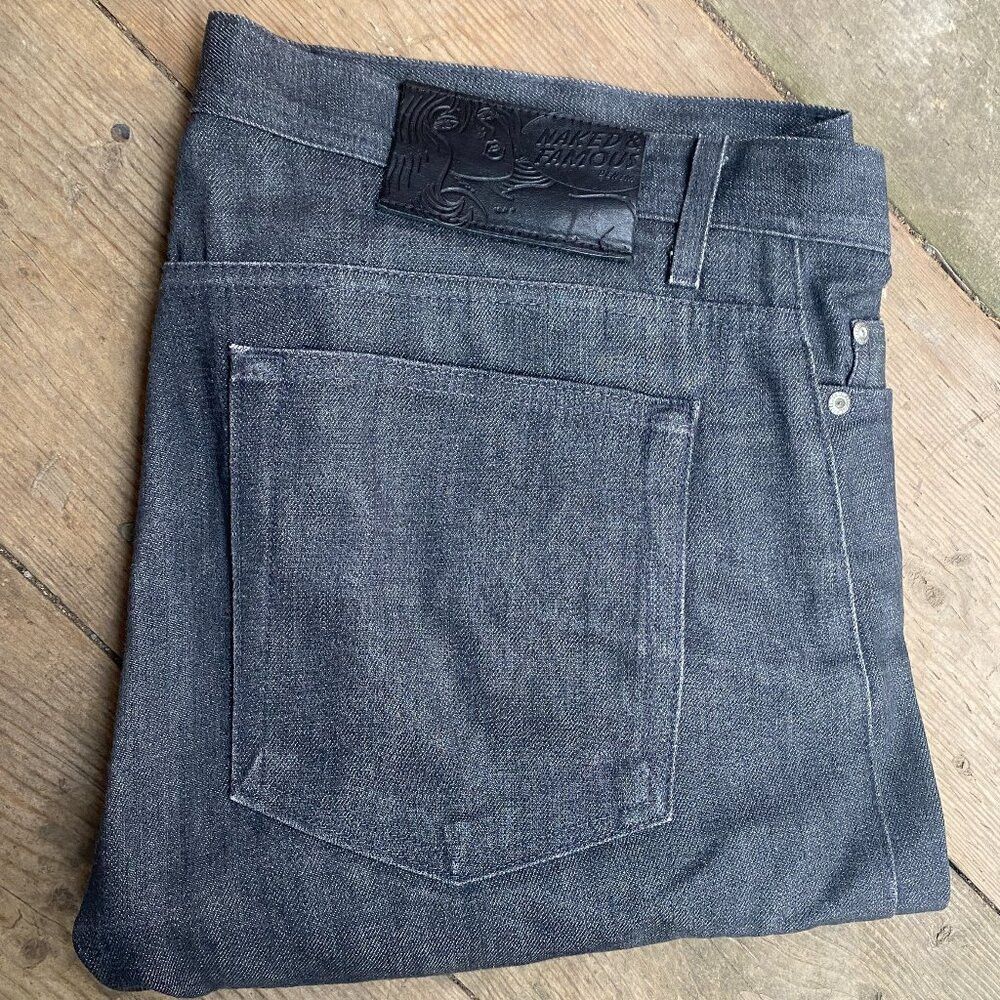 Naked & Famous × Vintage Naked & Famous Japanese Selvedge Jeans Size 38 Gray Size US 38 / EU 54 - 1 Thumbnail