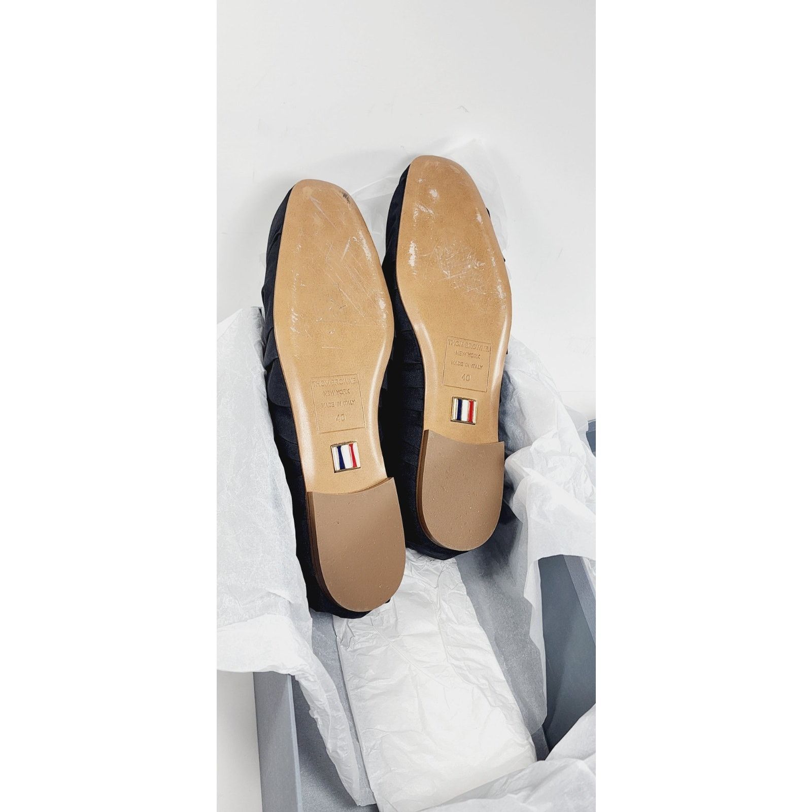 Thom Browne THOM BROWNE Silk BallerinaUS10 UK7 EU40 Ruched Made in Italy Size US 10 / IT 40 - 9 Thumbnail