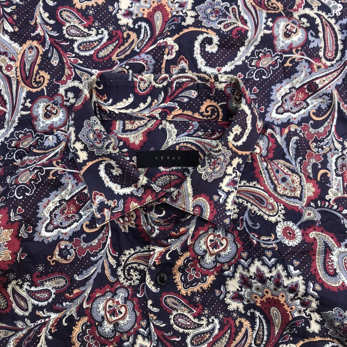 Other Paisley Short Sleeves Shirt yezac Sugar cane sweet purple pa Size US L / EU 52-54 / 3 - 4 Thumbnail