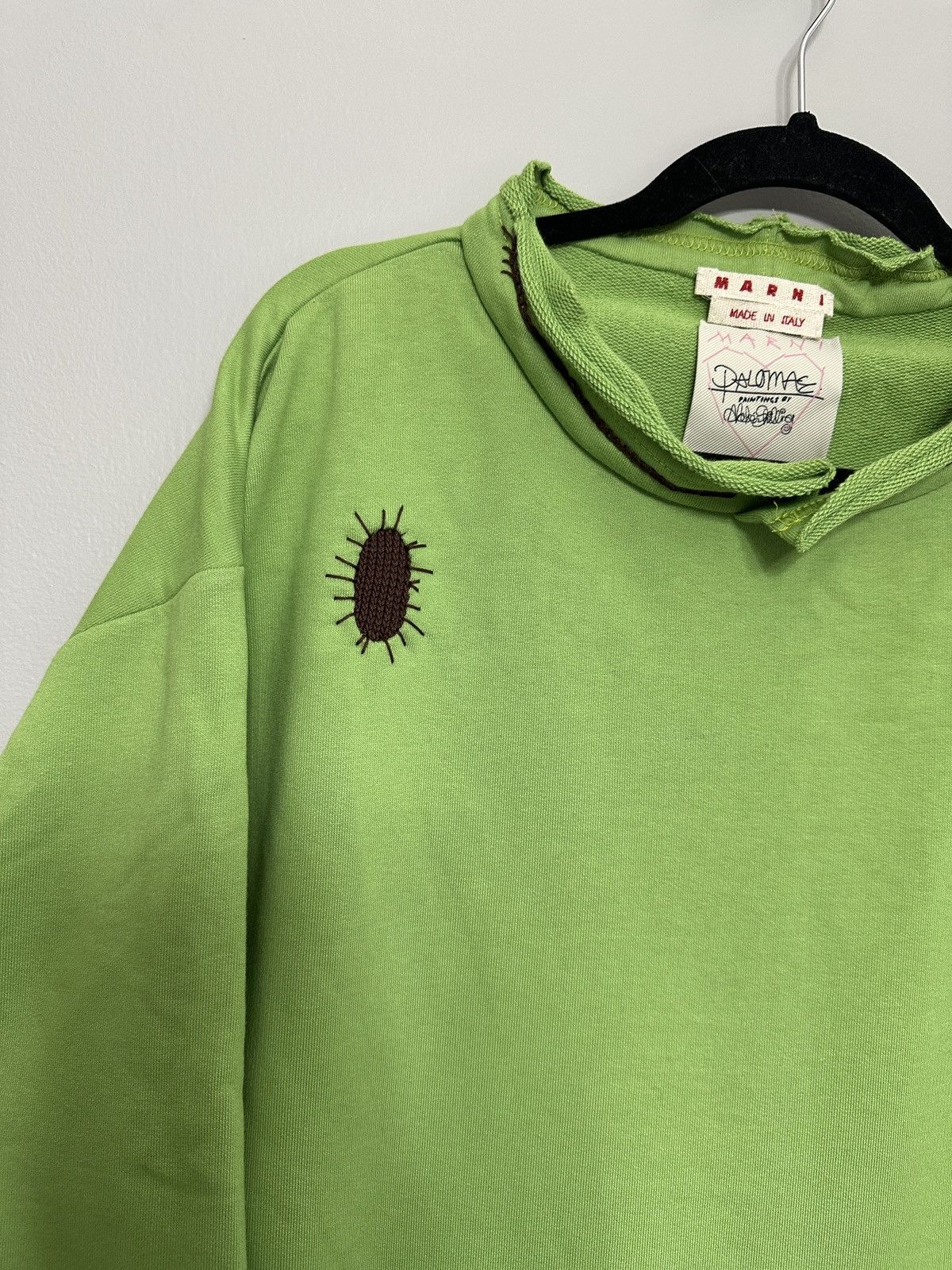 Marni MARNI EMBROIDERED DISTRESSED SWEATSHIRT Size US L / EU 52-54 / 3 - 3 Thumbnail