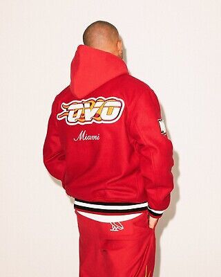 Drake × October's Very Own October’s Very Own x NBA Miami Heat Varsity Jacket - Medium Size US M / EU 48-50 / 2 - 7 Thumbnail