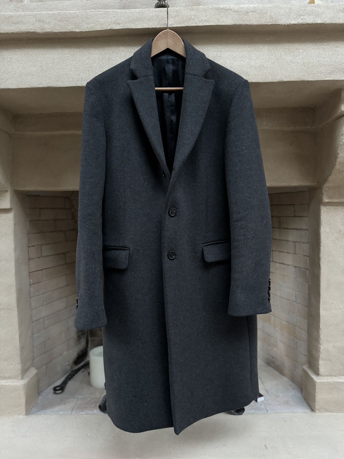 Acne Studios AW17 Grey Gavin Coat Grailed