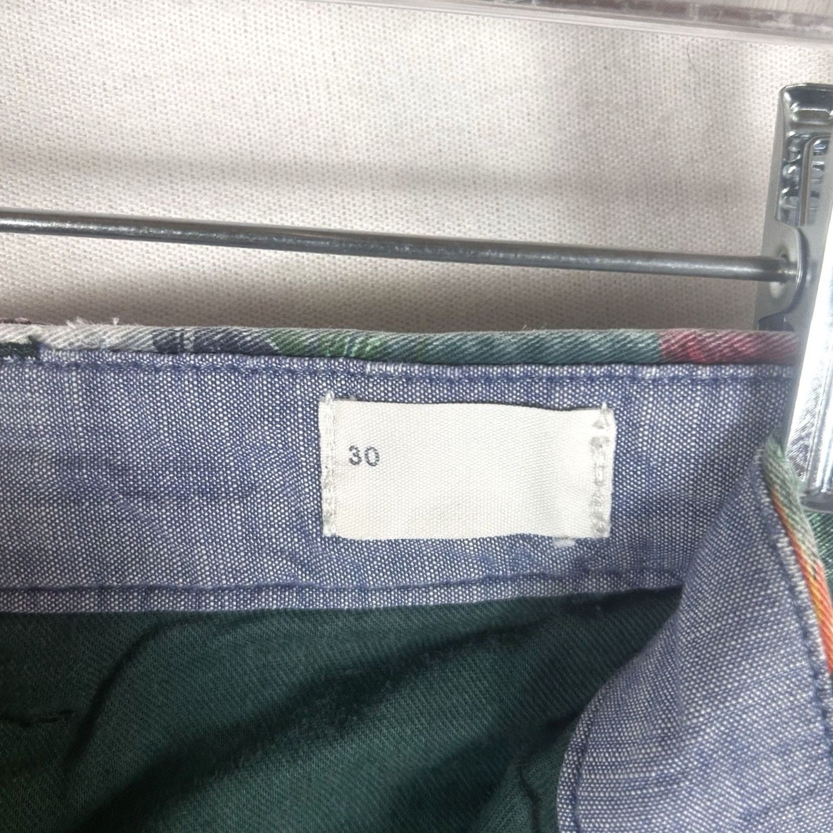 Gap Gap Green Tropic All Over Print 10" Inseam Shorts Mens 30 Vintage Fit Chino Casual Pocket Floral Pattern Size US 30 / EU 46 - 5 Thumbnail