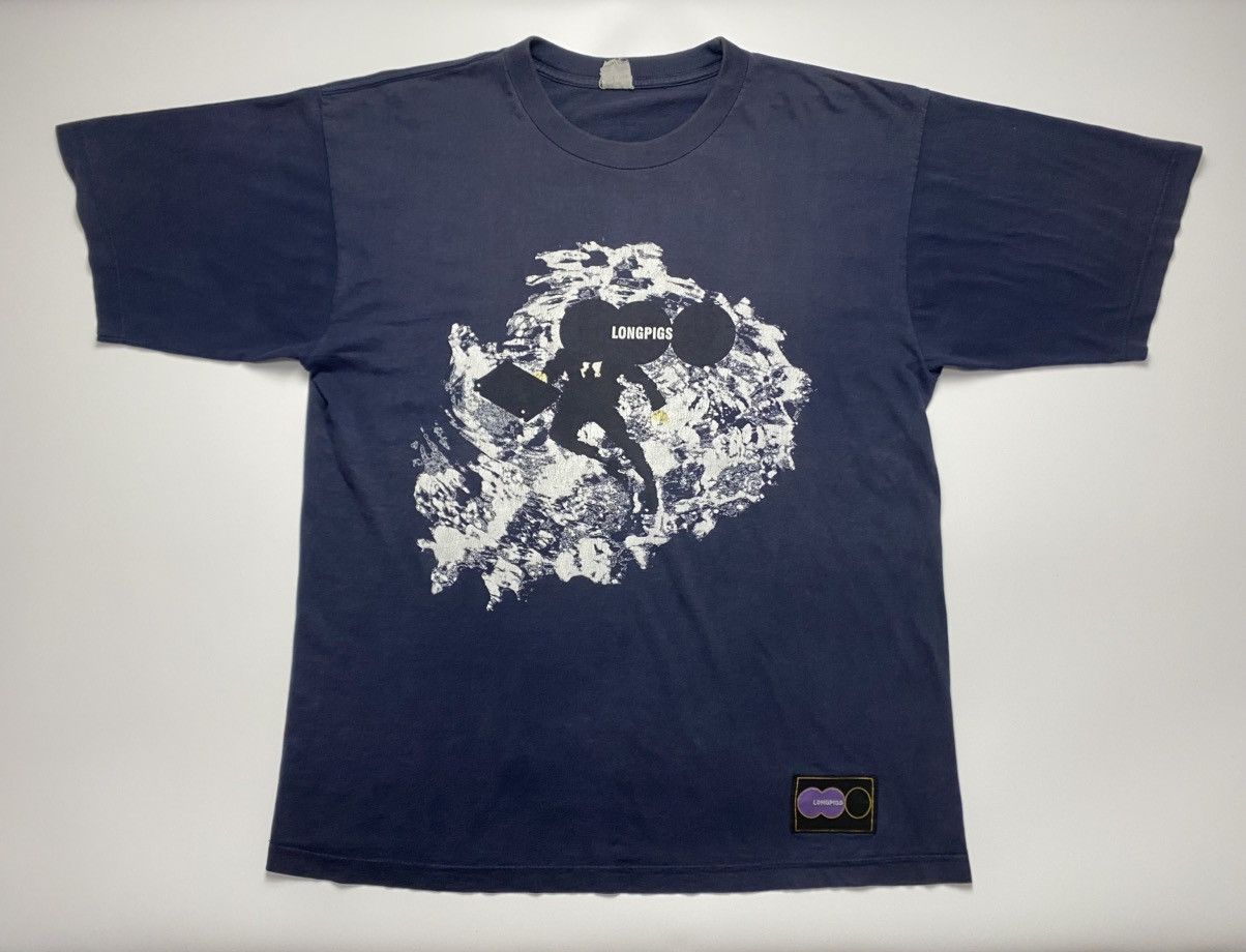 Band Tees Superb Rare Vintage 90s Longpigs OG UK 🇬🇧 tour tee Size US XL / EU 56 / 4 - 1 Thumbnail