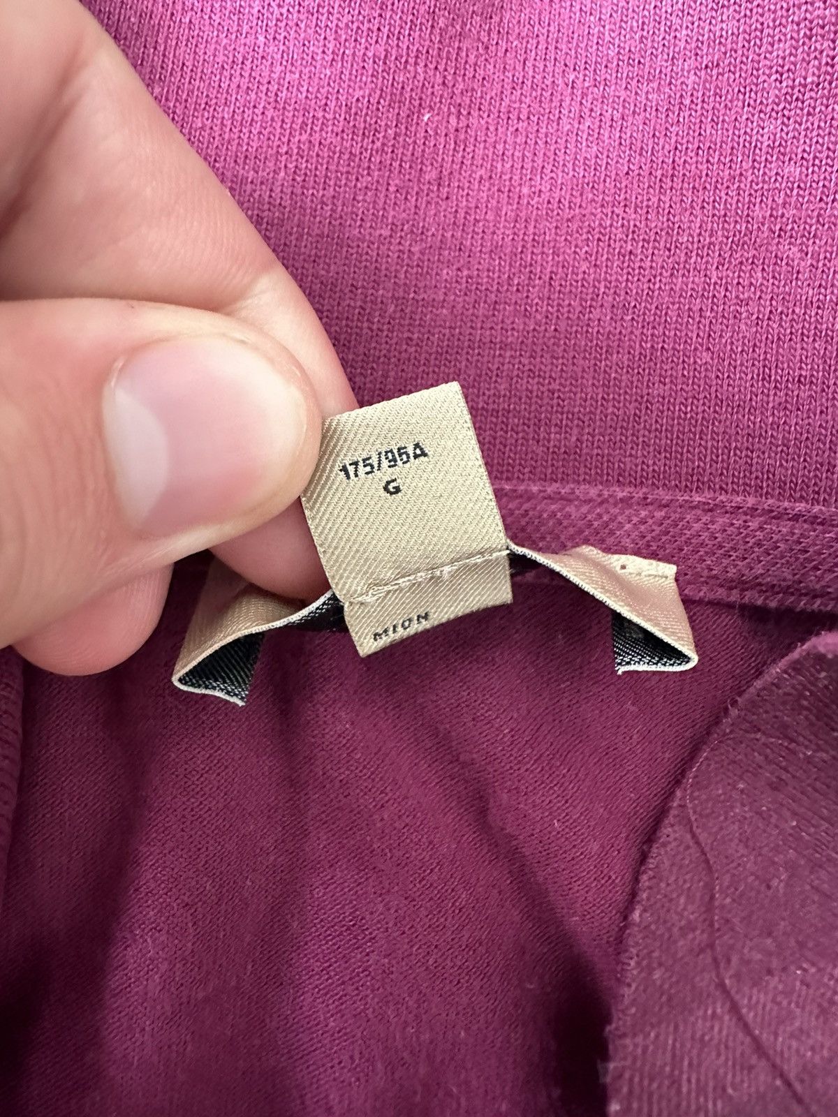 Burberry Burberry Pink Short Sleeve Polo T shirt womens size L Size US L / EU 52-54 / 3 - 5 Thumbnail