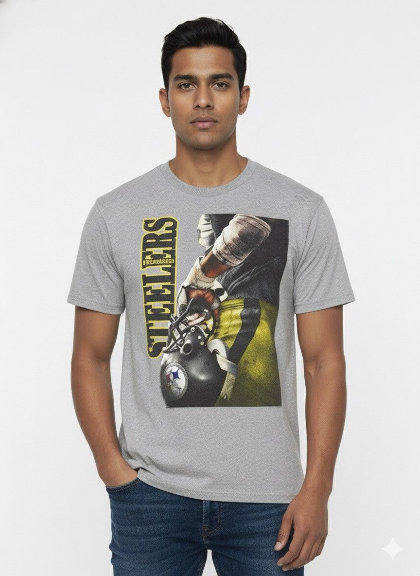 NFL Vintage NFL Steelers Pittsburgh 1996 Tshirt A930 Size US L / EU 52-54 / 3 - 1 Thumbnail