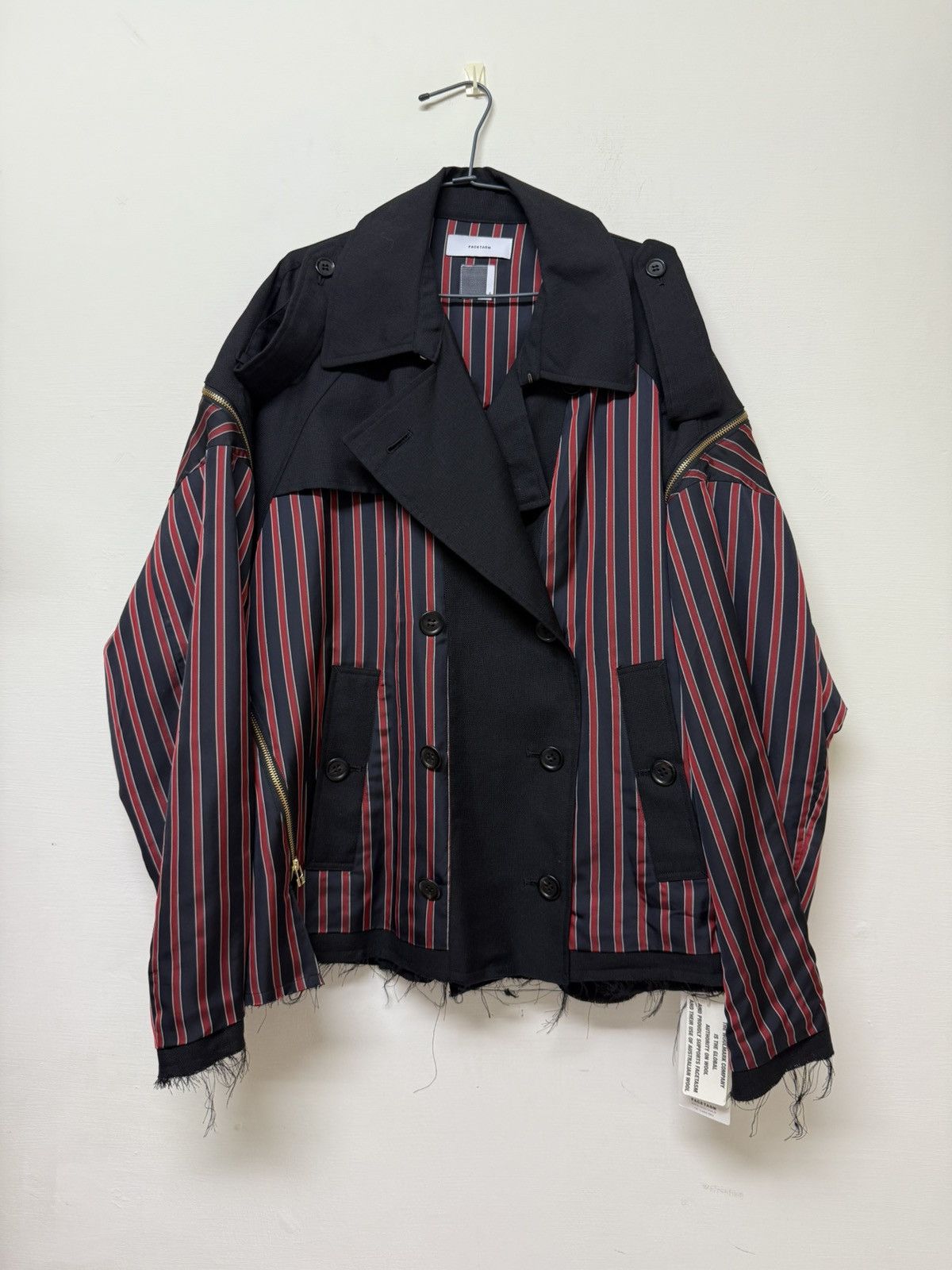 Facetasm Facetasm convertible double-breasted oversize jacket Size US XL / EU 56 / 4 - 1 Thumbnail