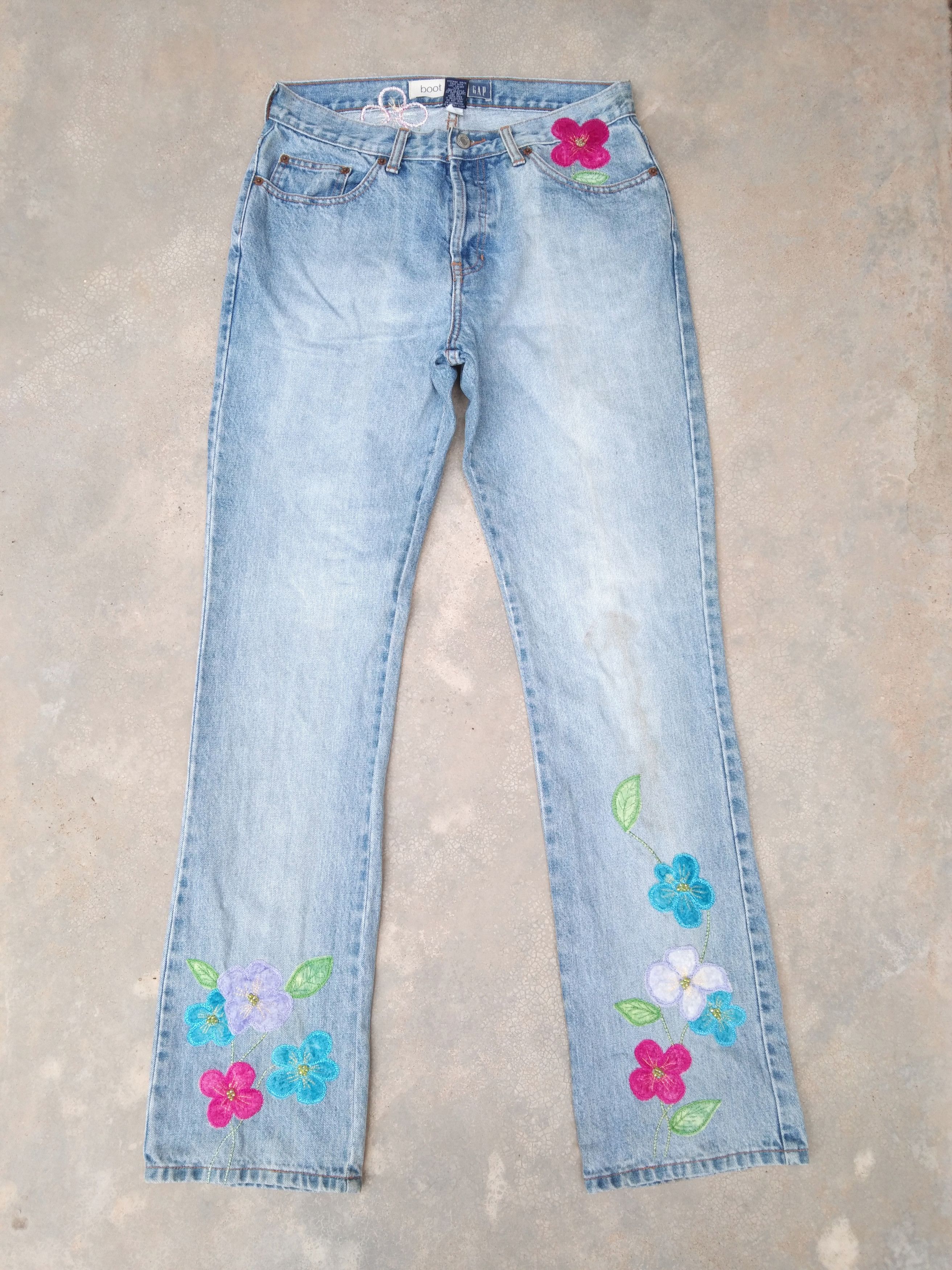 Gap Vintage Gap Boot Cut Jeans 29x32 Size US 29 - 1 Thumbnail