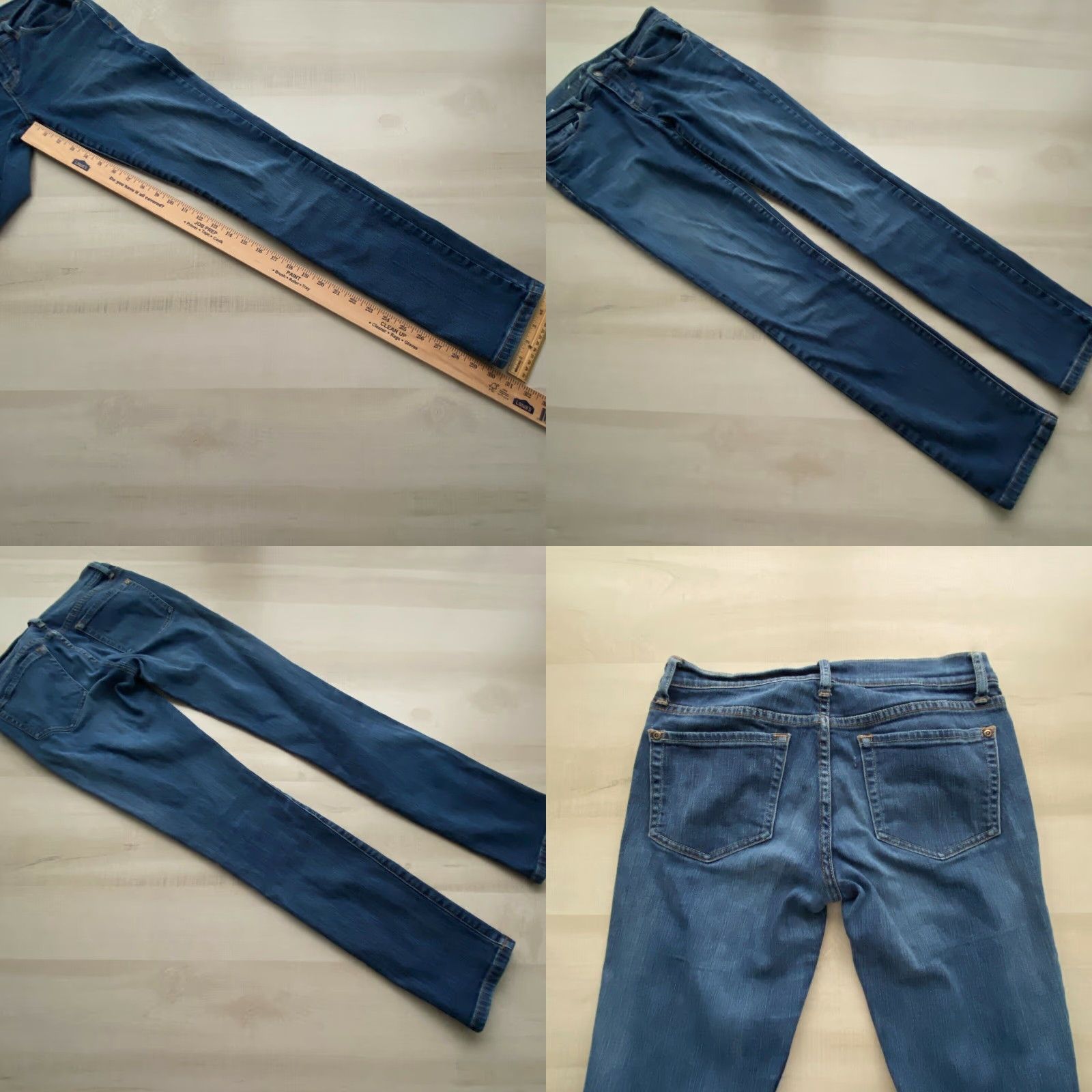 Juicy Couture Juicy Couture Blue Skinny Jeans Women's Medium Wash Low Rise Stretch 27 Size 27" / US 4 / IT 40 - 8 Thumbnail