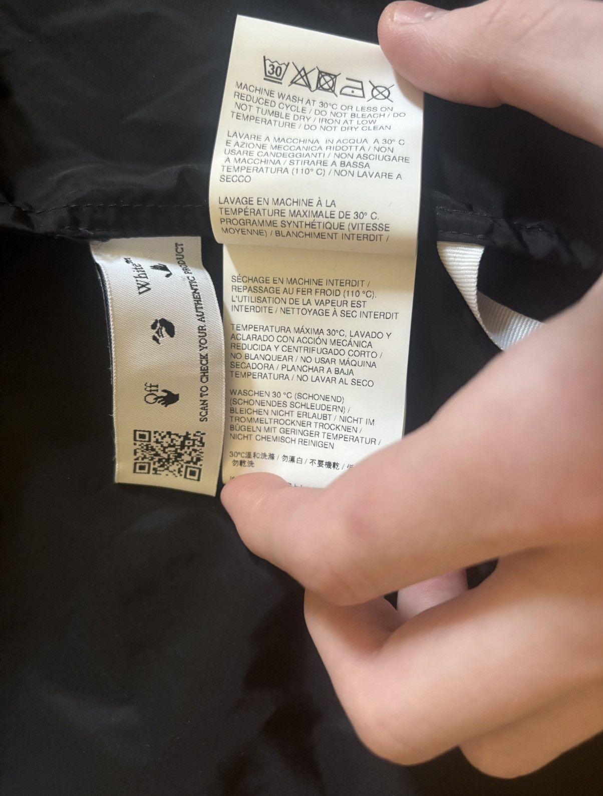 Off-White Off-White 2021 Diagonal Zip Windbreaker Size US S / EU 44-46 / 1 - 12 Thumbnail