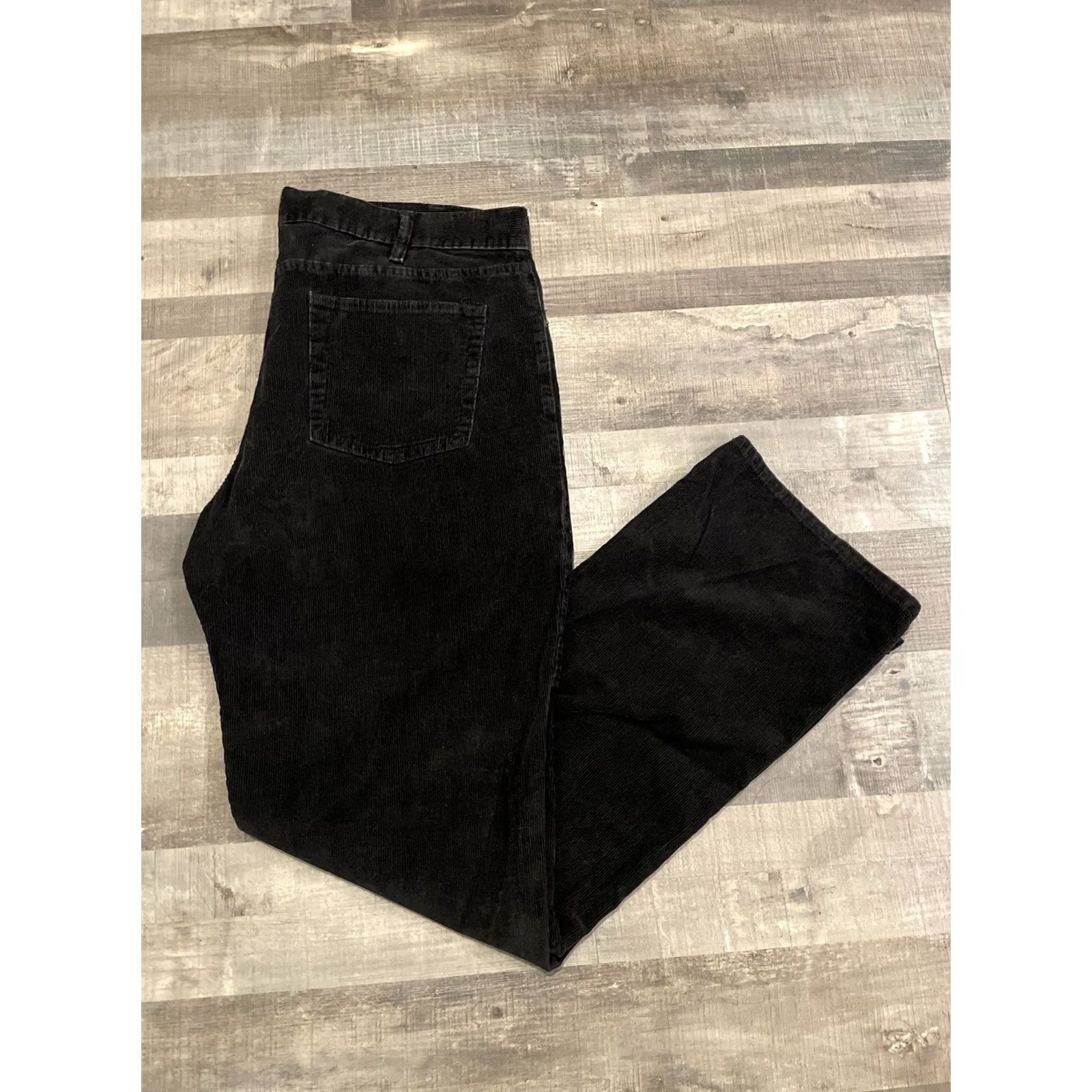 Gap VINTAGE Gap Pants Men 38x34 Black Chino Corduroy Thick Baggy Easy Fit Y2K F254 Pants Regular Men Blue 90s Style Corduroy Straight Size US 38 / EU 54 - 2 Thumbnail