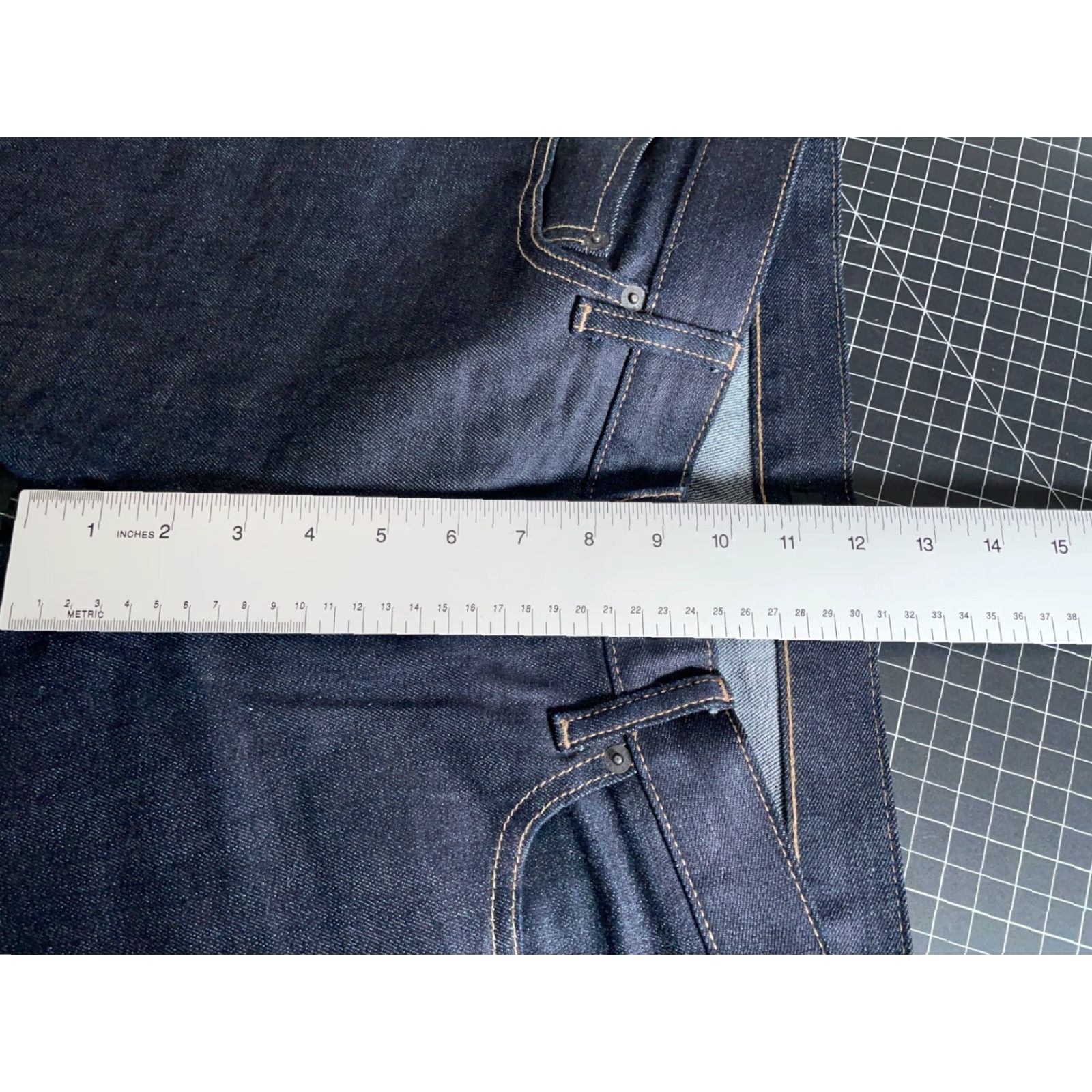 Uniqlo Uniqlo Jeans Slim Tapered Denim 5-Pocket Blue Kaihara Cotton Stretch Regular Men 32 x 27 Vintage No 90s Style Size US 33 - 7 Thumbnail