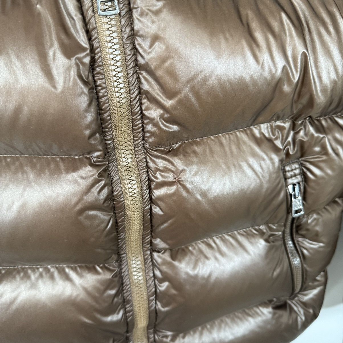 Moncler Moncler Zin Men’s Down Puffer Jacket Size 2 (S/M) Brown Size US S / EU 44-46 / 1 - 4 Thumbnail