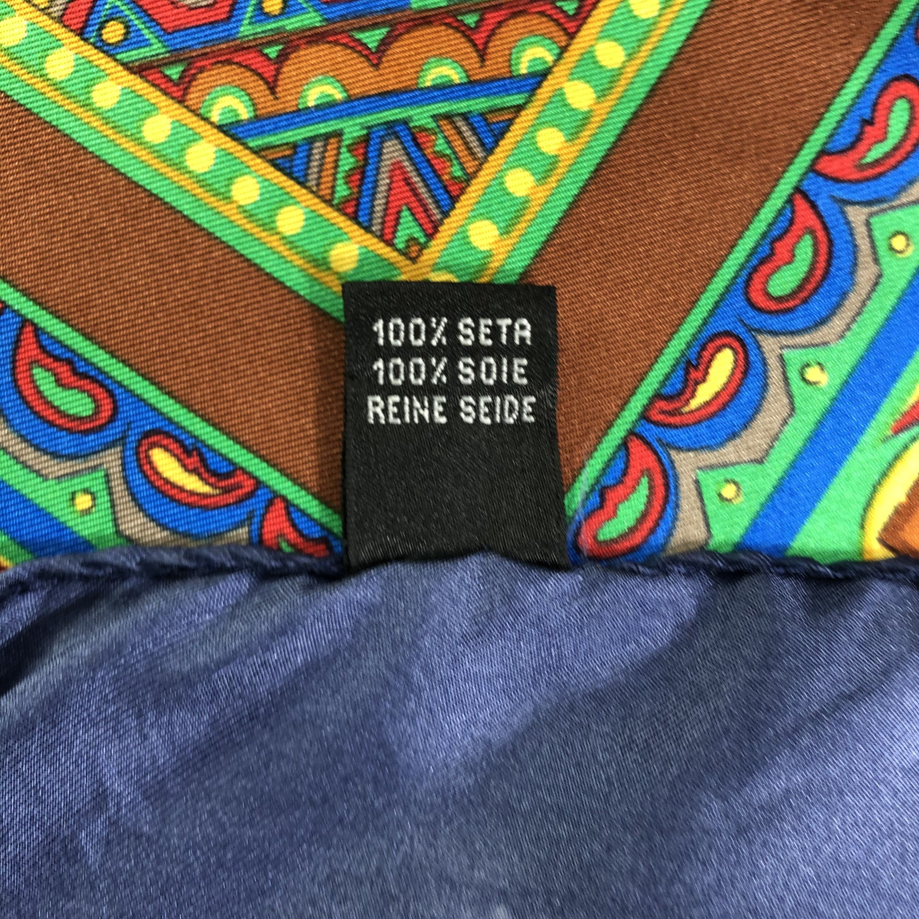 Vintage Vintage Silk Scarf Size ONE SIZE - 6 Thumbnail
