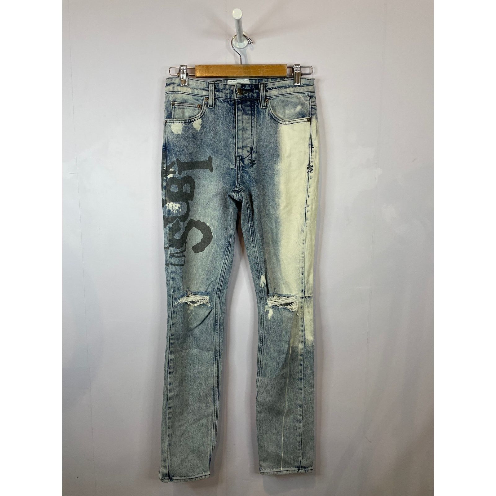 Ksubi Ksubi Bleach Wash Ripped Jeans Size US 29 - 1 Thumbnail